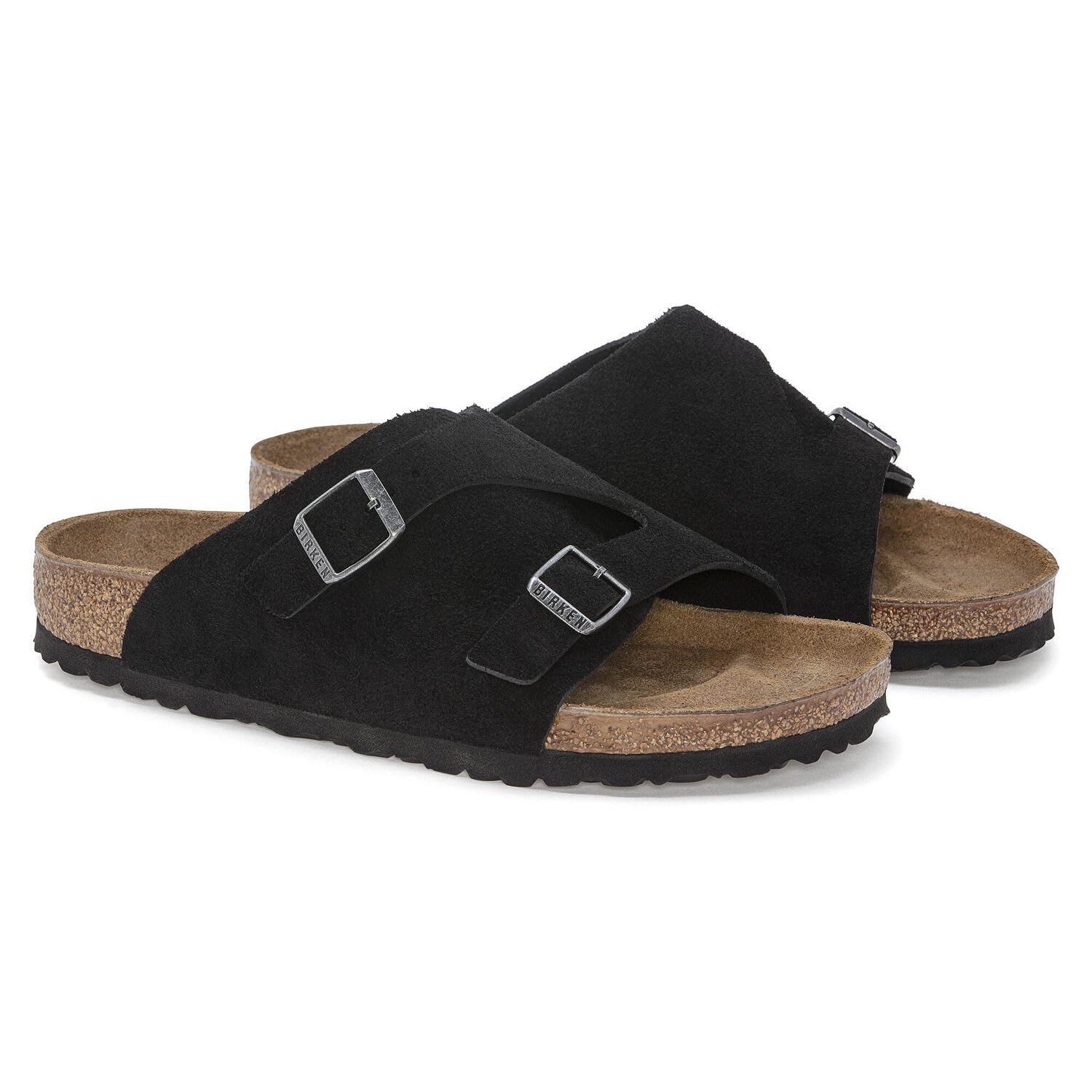 靴 BIRKENSTOCK ZURICH BLACK REGULAR 42 27cm Amazon.com | ZURICH Zurich Wide Black, Black, 24.0 cm | Slides