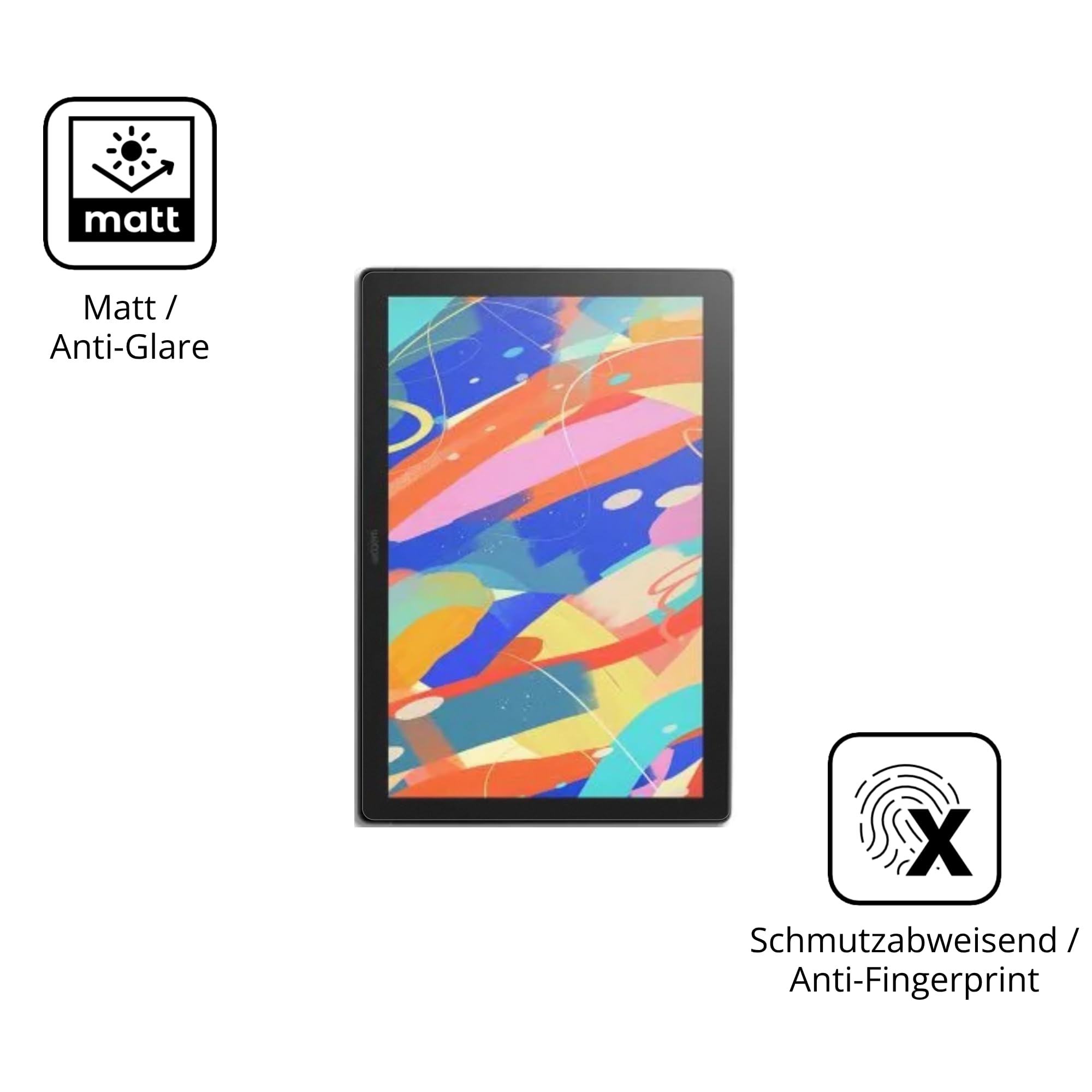 dipos 2x Pellicola Protettiva 9H opaca per Wacom Cintiq 16 | Antiriflesso, non si rompe e non si scheggia, non è vero vetro, Anti-Shock, antigraffio, senza bolle, autoadesiva