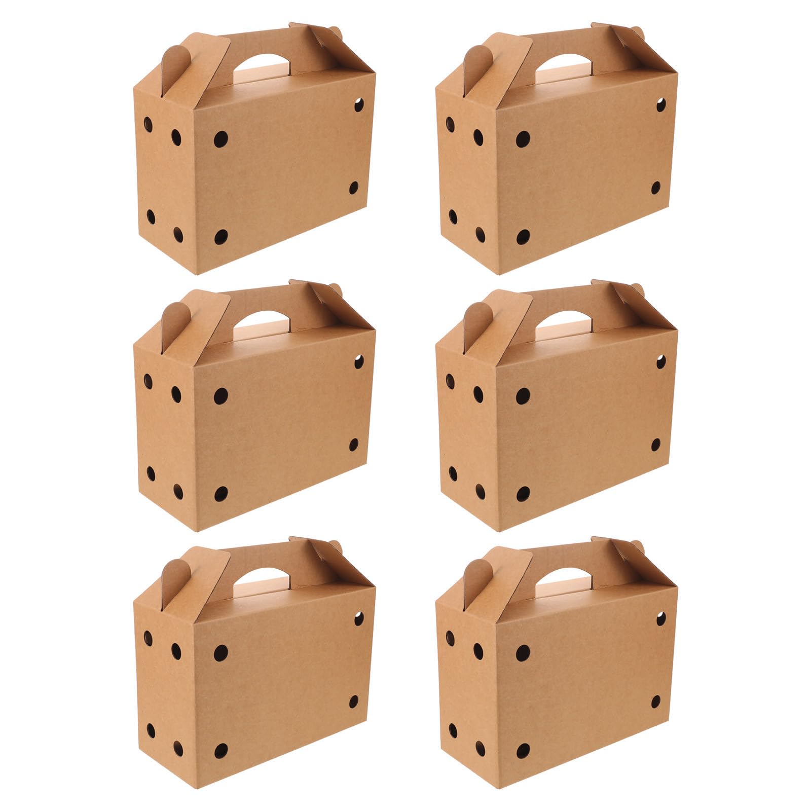 Caja de obsequio de papel para pequeños animales y objetos delicados, transporte fácil