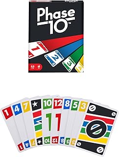 Comprar Mattel Games Juego de cartas Phase 10 Juego de mesa familiar +7 años (Mattel FFY05)