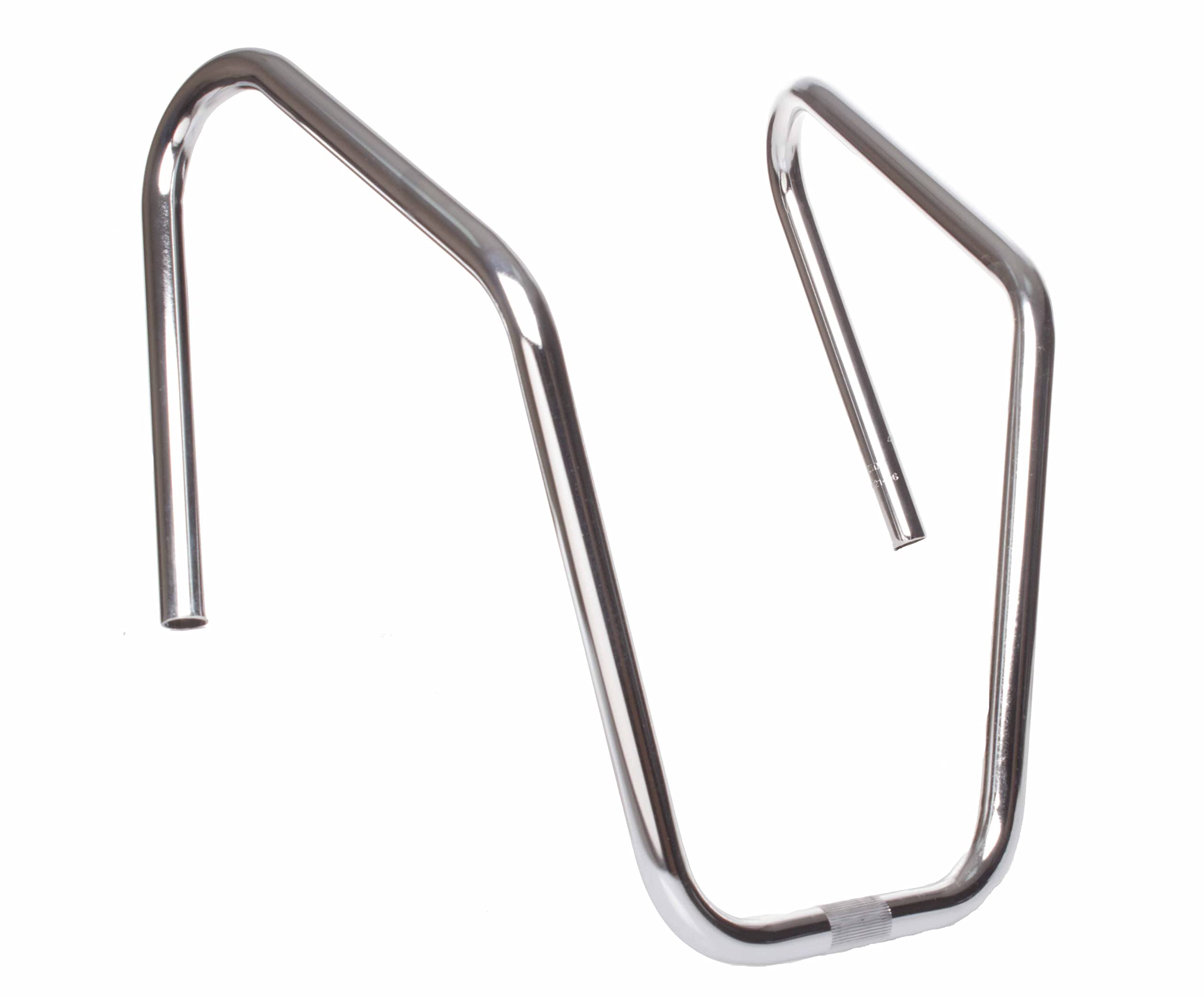 manillar bicicleta chopper playera cruiser cuelga monos con rabit ears 22,2x 450mm altura 400mm acero (plateado)