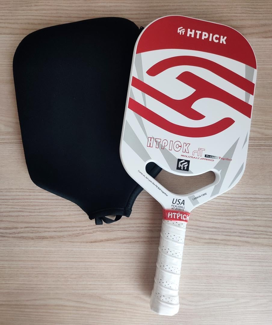 HTPICK ピックルボール パドル カーボンファイバー USAPA承認 赤い HTPICK ピックルボール パドル カーボンファイバー USAPA承認 赤い