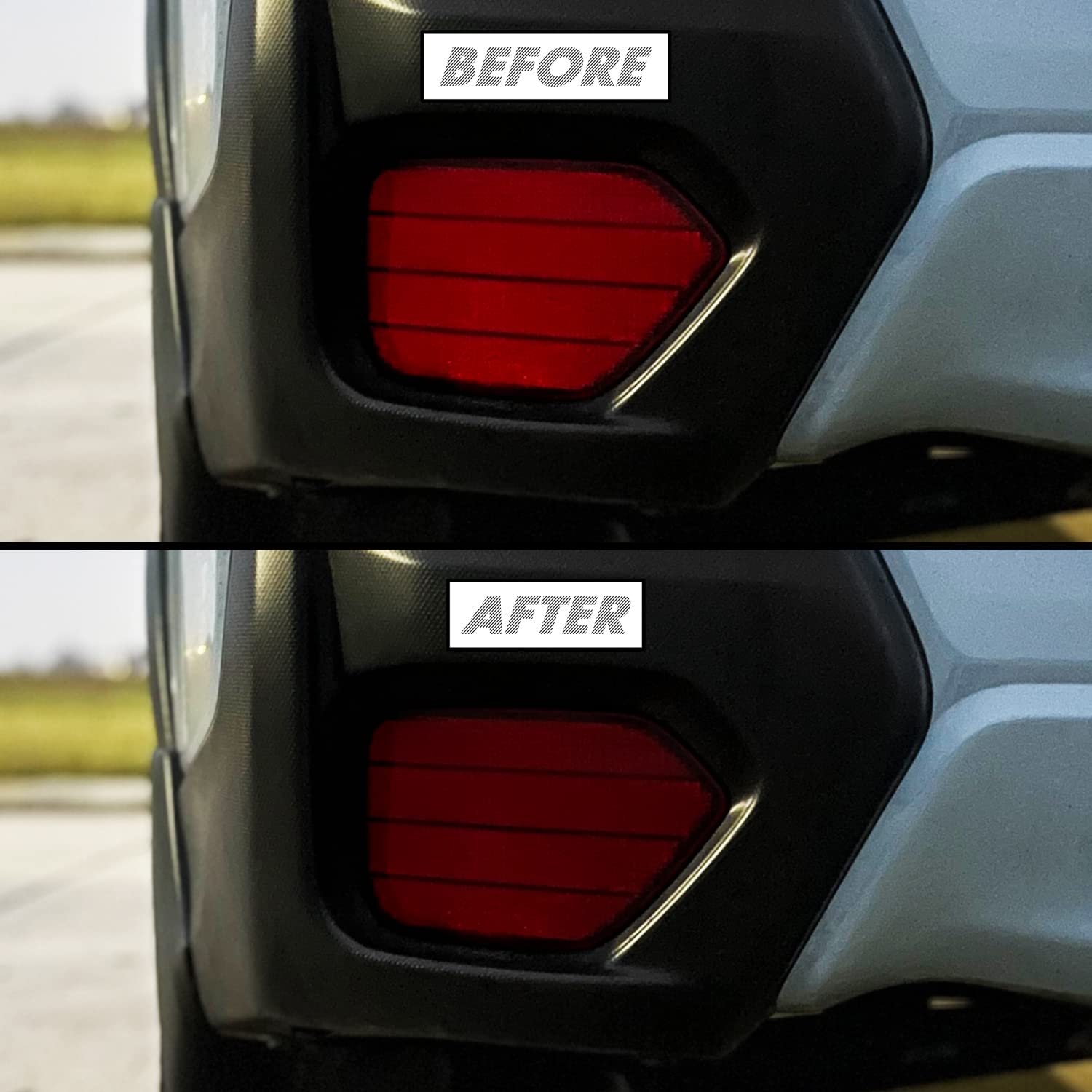 SlickMod PreCut Vinyl Smoke Tint for 2018-2022 Subaru Crosstrek Reflector (4. Reflector, 35% Light Smoke)