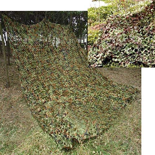 HHH Chasseu00ae 4M X 1,5M, Filet Camouflage Camouflage Net, Filet de Camouflage Woodland pour Chasse et pêche Filet Militaire.