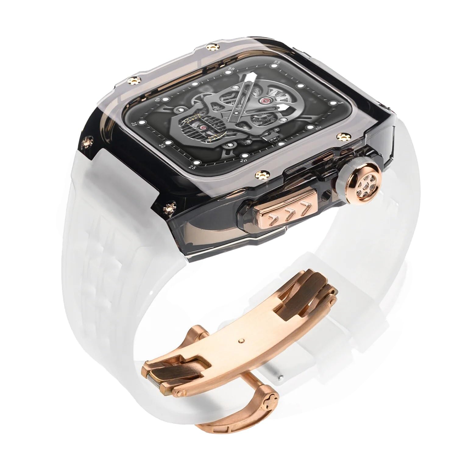 Kit Modification Ultra Case Fluoro Rubber protège montre Iwatch SE 44mm - 8
