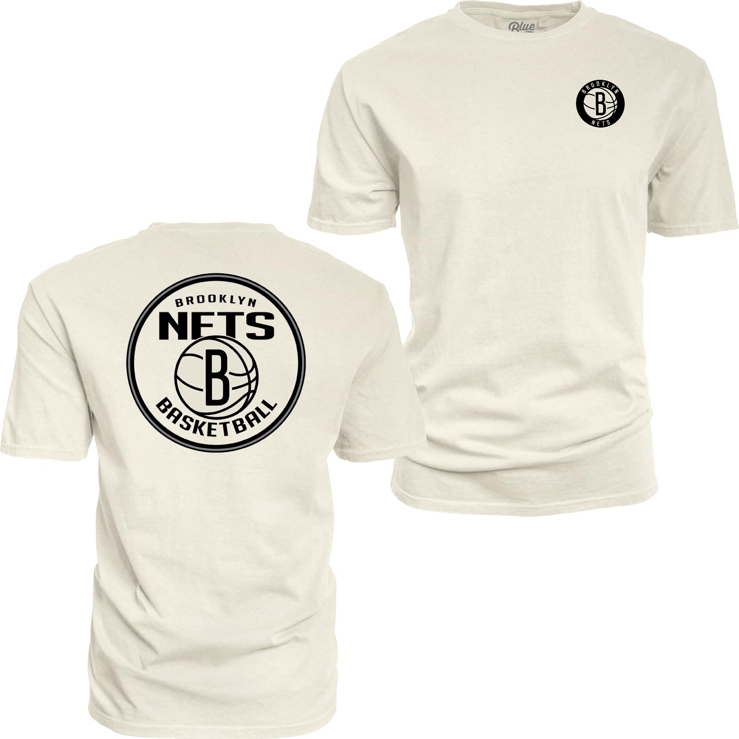 Blue 84 NBA Officially Licensed T-Shirt Ringspun Front/Back Ivory
