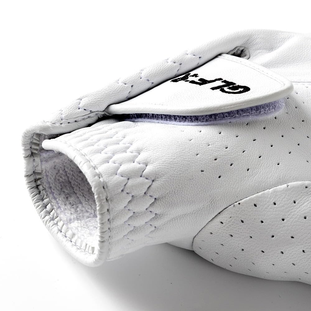 Guantes de golf de cuero Cabretta de primera calidad, sensación de agarre sedoso, tacto suave (19)
