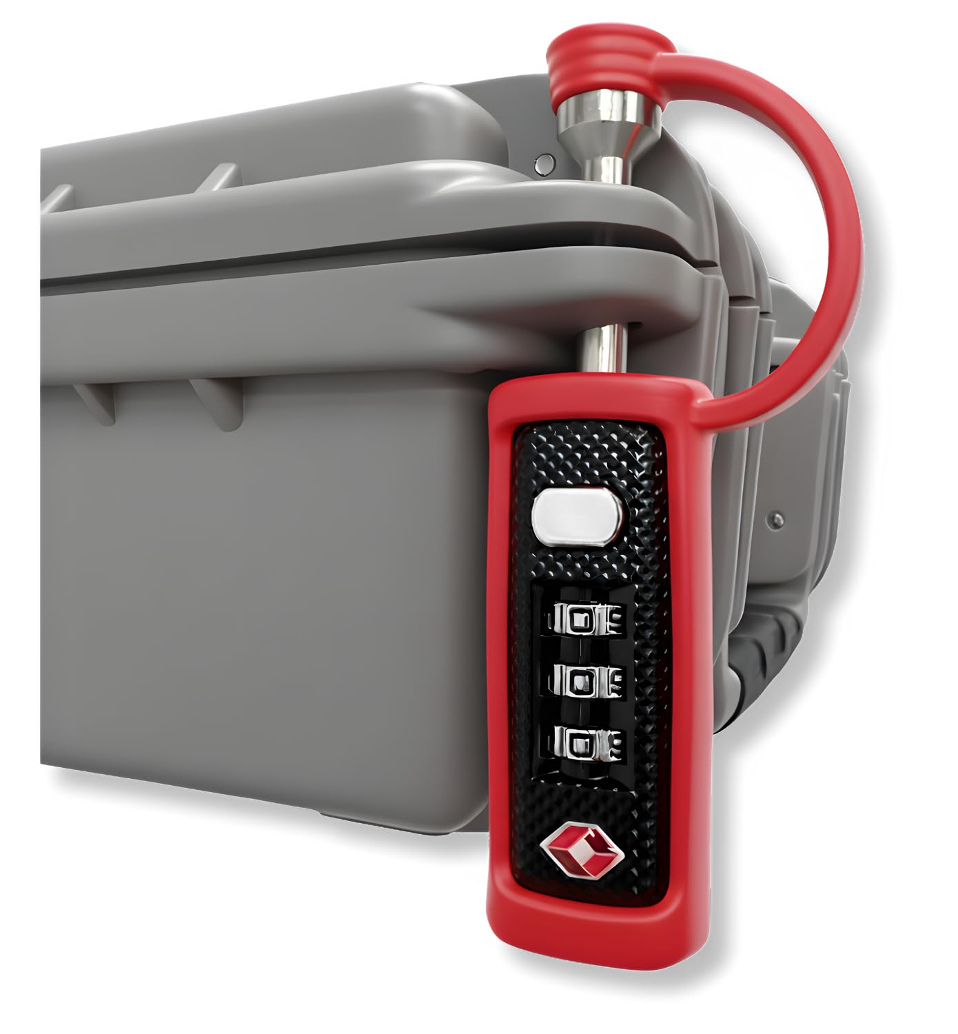 Cedar Mill TSA Approved Gun Case Lock – Durable, Cut-Resistant Security TSA Locks for Gun Case, Pistol Case, Revolver Gun Case or Firearms – Child-Safe Trigger Locks for Rifles and Shotguns