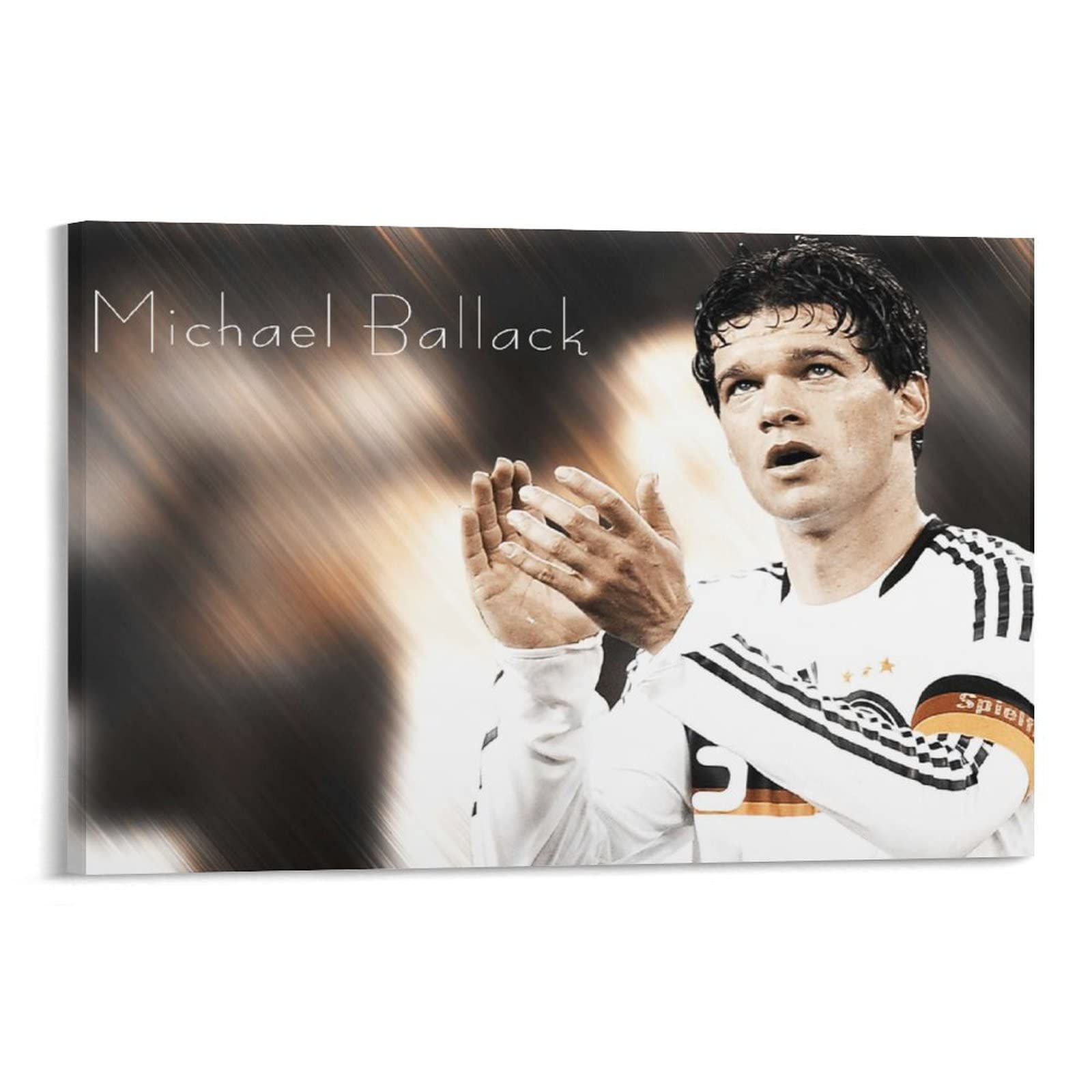 Michael Ballack Football The Legendary German Football Poster (3) Canvas Art Poster And Wall Art Modern Family Bedroom Decor Posters 08x12inch(20x30c