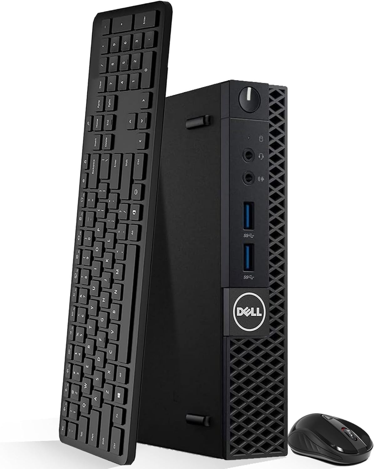 Dell OptiPlex 3050 Tiny Computer Micro Tower PC, Intel Core i5-6500T Processor, 16GB DDR4 Ram, 256GB NVMe SSD, Display Port, HDMI, Wi-Fi, Wireless Keyboard & Mouse, Windows 11 Pro (Renewed)