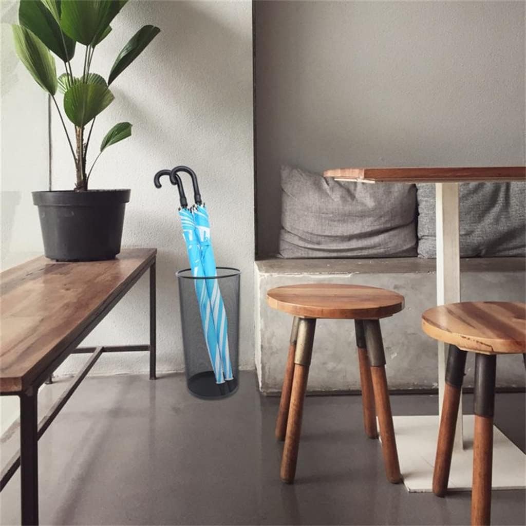 Iron Hollow Umbrella Storage Rack Hotel Mall Lobby Holder Organizer Hallway Entryway Office Stand(E)