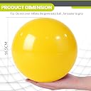 GISCO Mini Exercise Ball (16.5 cm) – Small Yoga Ball for Pilates, Physical Therapy, Balance, Core Training & Rhythmic Gymnastics – Compact Stability for Home, Gym & Office Workouts gallery image