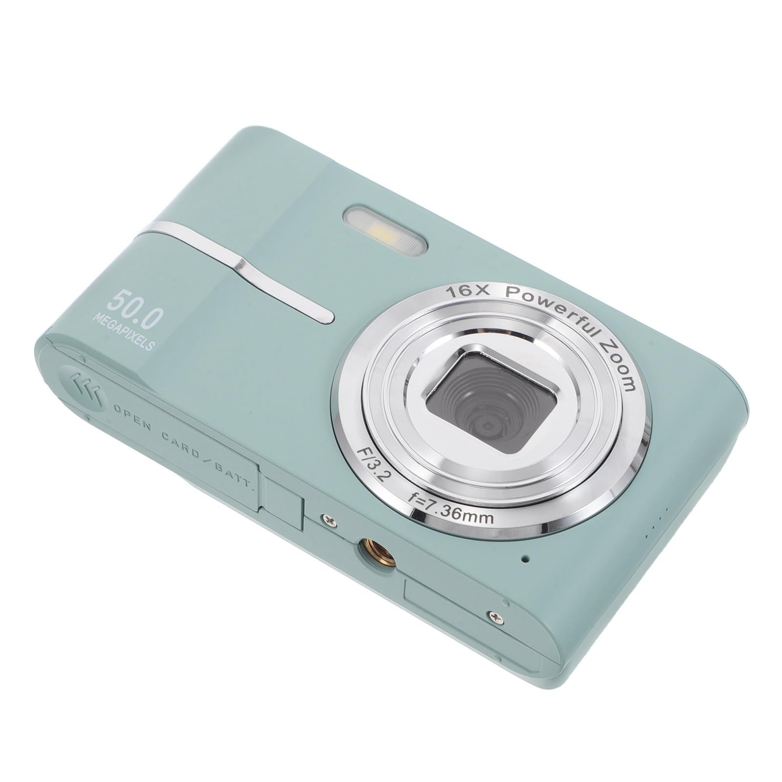Mini Cámara Digital Compacta para Fotografía y Viaje con Zoom Digital 16x, Diseño Ligero de Abs Adecuado Edades y Uso Versátil