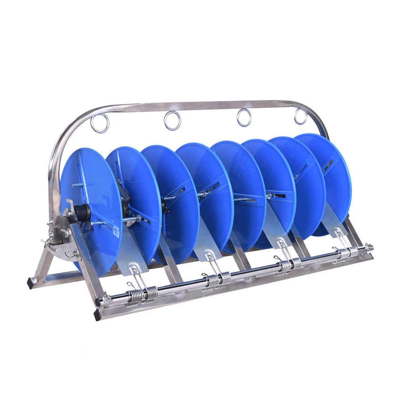 ZFUCMAYL Wire Spool Rack,3/4 Reels Cable Reel Holder,Foldable Dispenser,Nylon Reel for Electrical Industrial Retail Use(4 Reel)