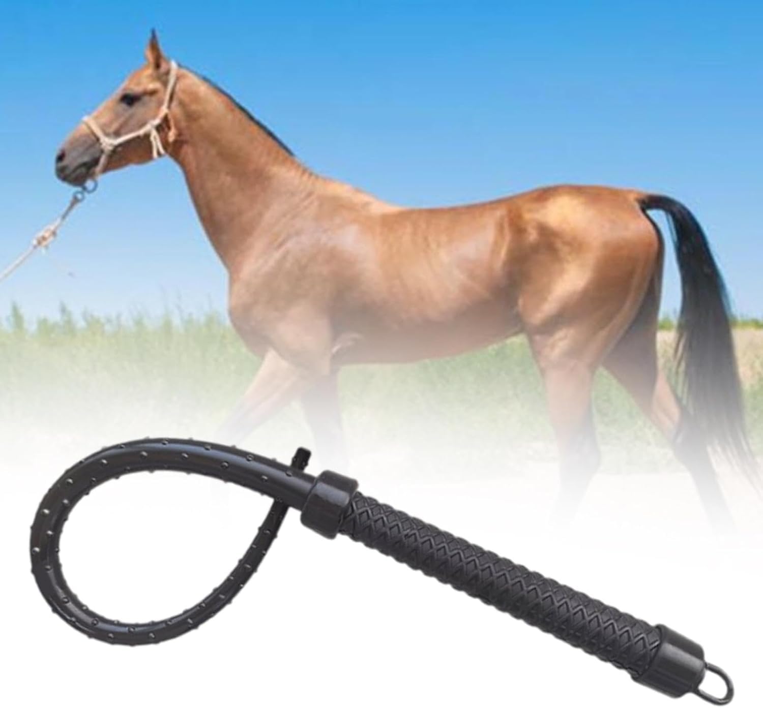 Reitpeitschen 60 cm Trainingsgerte für Profis - Flexible Reitpeitsche, Cosplay-Requisiten für Reiter & Enthusiasten