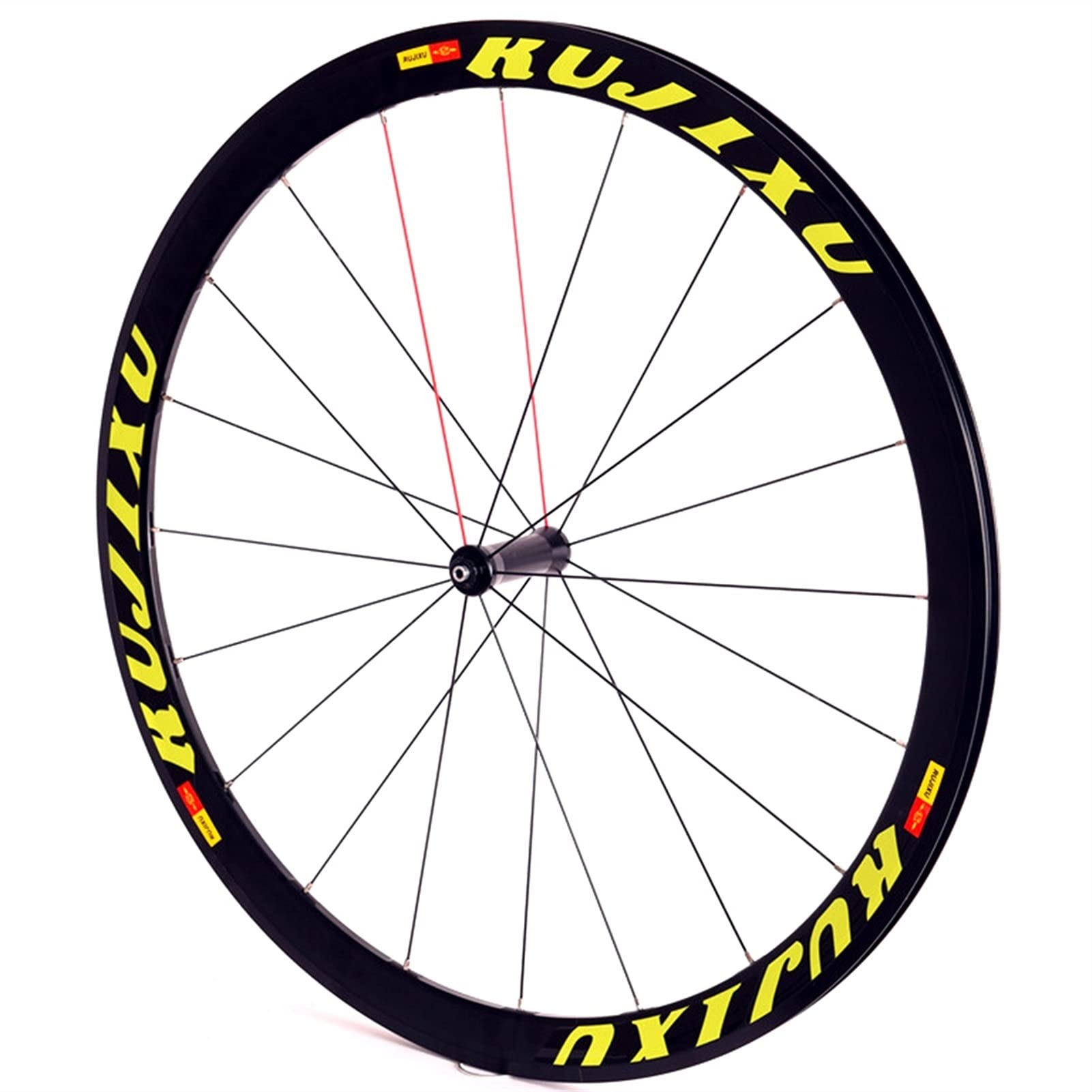 Generic Set di Ruote per Bici da Strada 700c C/V Brake 38mm Cerchio in Lega di Alluminio Leggero F20 R24 Fori Hub Ruote a sgancio rapido per Cassetta a 7-11 velocità A