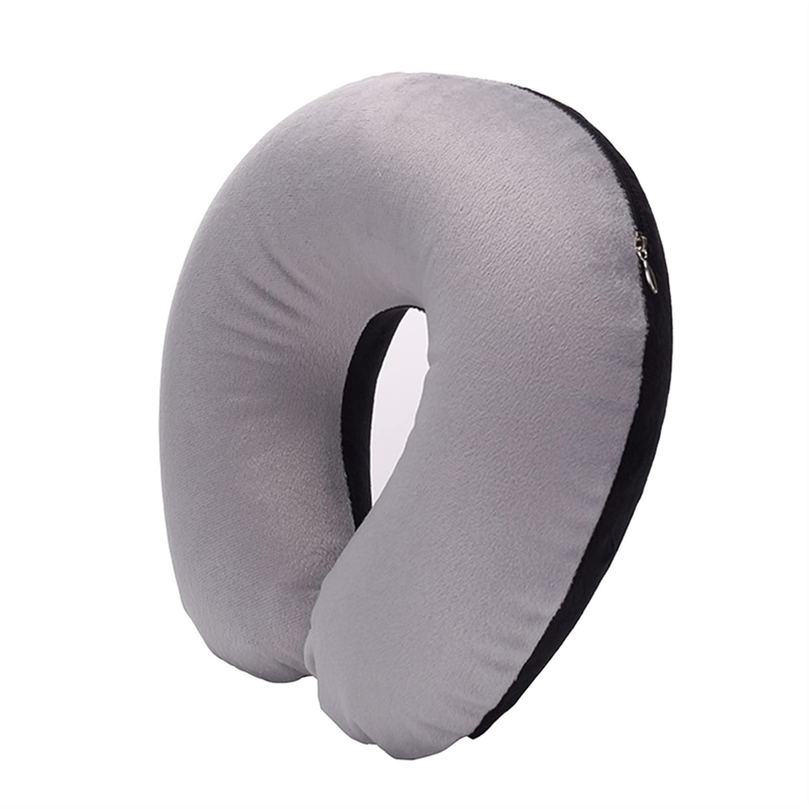 Cuscino a U Cuscino Gonfiabile per Collo Cuscino da Viaggio Cuscino per Collo Alleviare la Fatica Tessili per la Casa Comodo Cuscino per Poggiatesta Portatile Morbido (Colore : Giallo e Blu) (Grigio e
