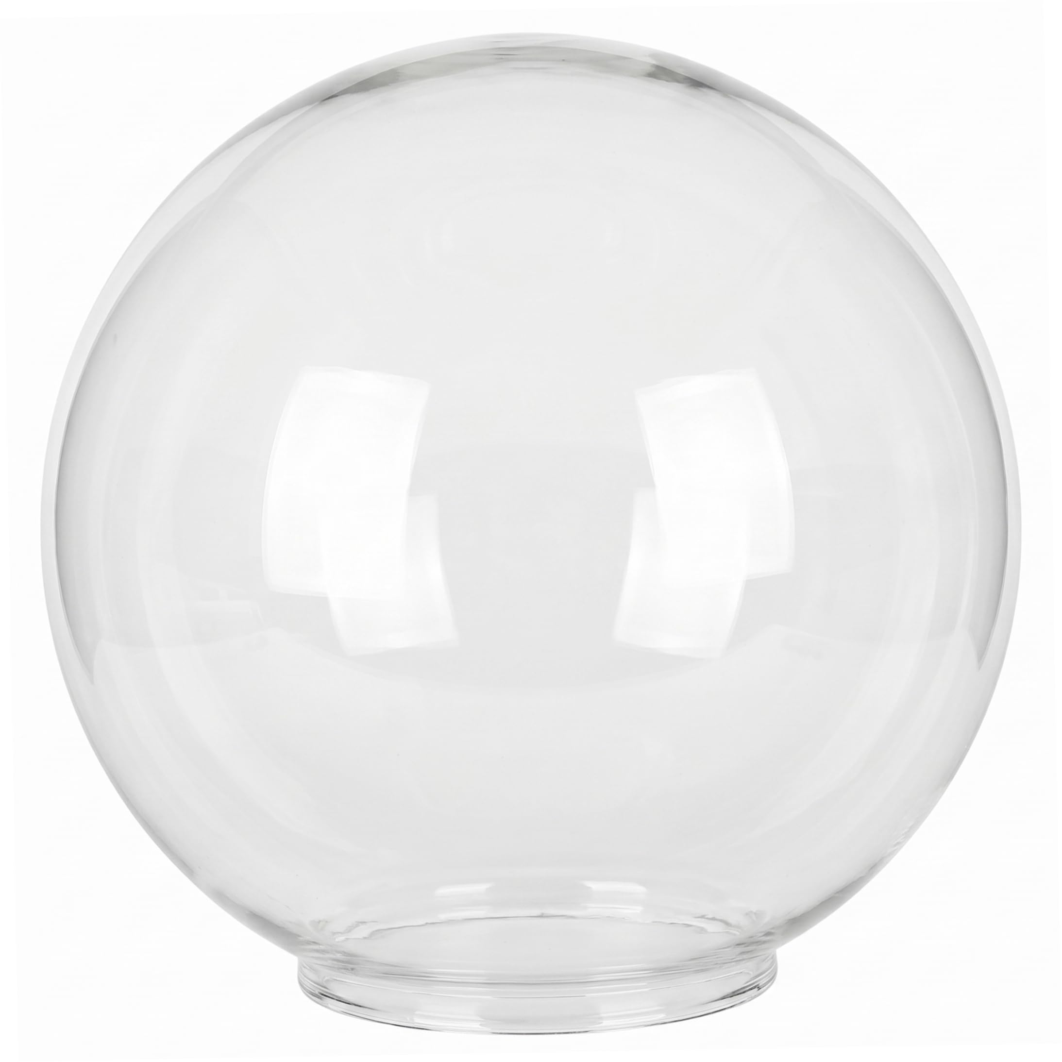 Glass Globes for Light Fixtures Replacement, Borosilicate Glass Lamp Shade Replacement for Pendant Lights, Transparent, 150mm (70mm Opening)
