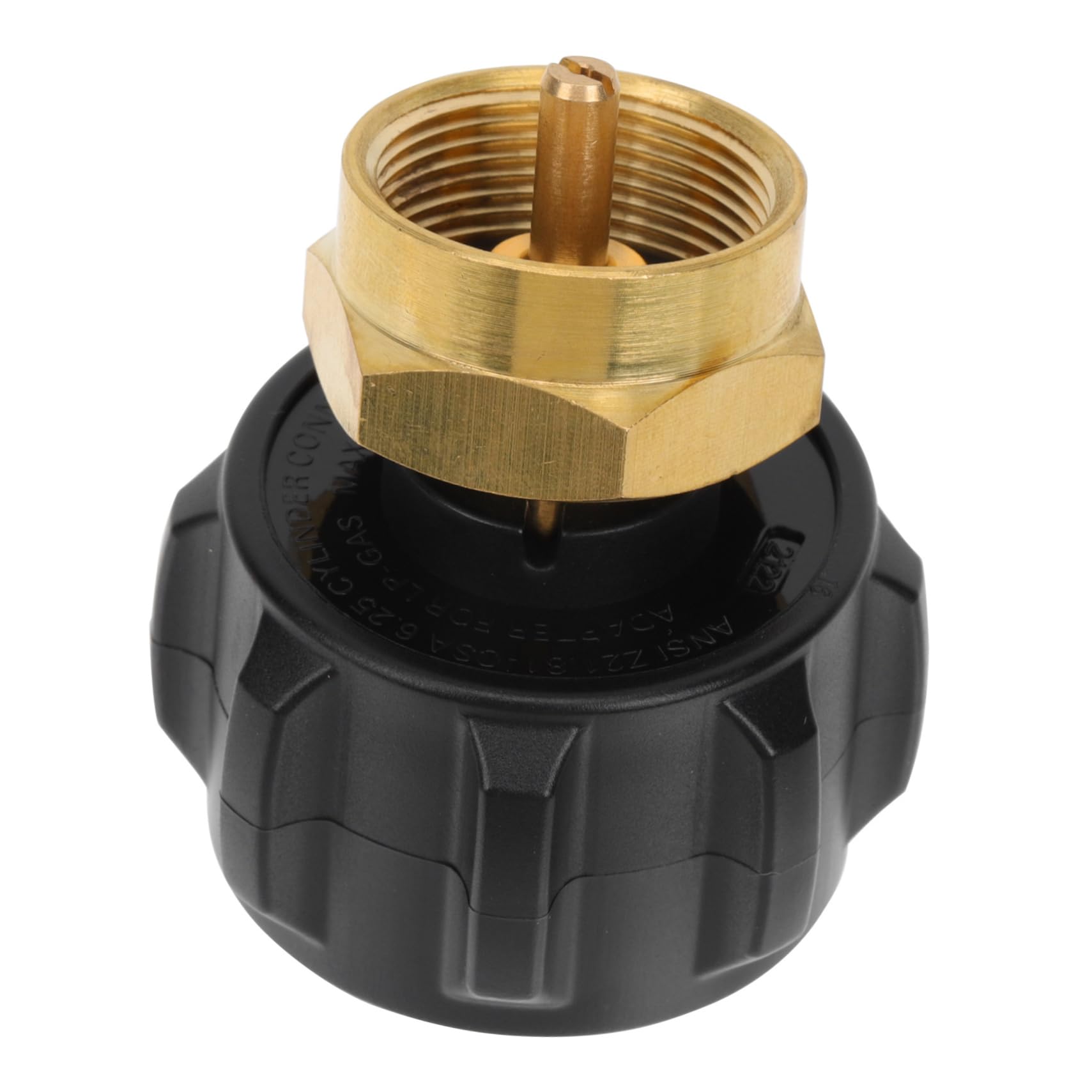 BESPORTBLE Propane Refill Adapter for 1lb Cylinder Quick Connect Gas Coupler Tank Coupler No Tools Needed