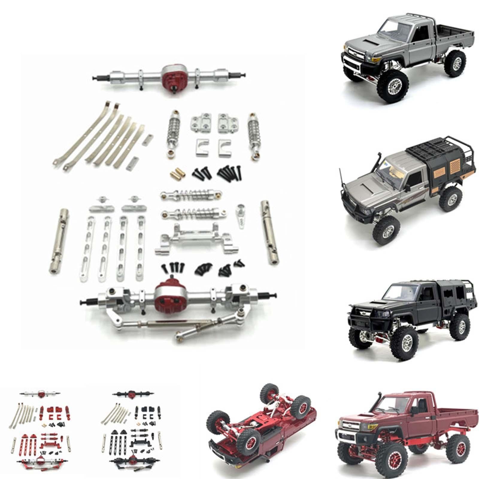Ricambi per Auto Radiocomandate, Kit di Accessori di Ricambio, Aggiornamento del Telaio, Accessori Installabili Aftermarket per Auto Radiocomandate MN, Argento