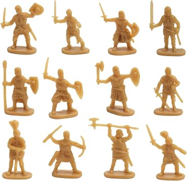 200 Pieces Figures Toy Knights Tabletop Display Model Toys Props Suitable for Collection