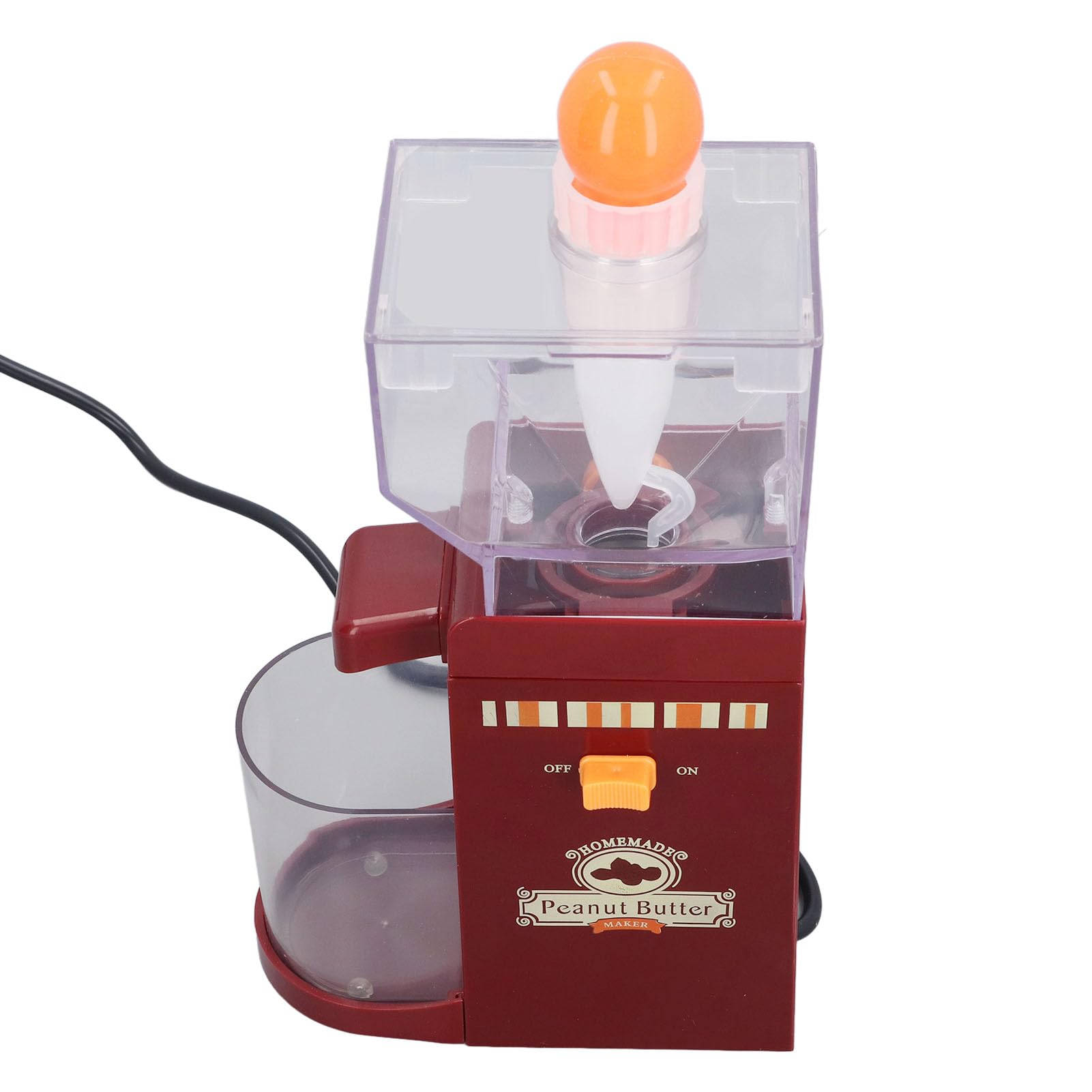 Ejoyous Nussmühle Elektrisch, Mandelmühle mit Abnehmbarem Mahlwerk Erdnussbuttermaschine Nussbutter Maschine, für Mandeln Cashewnüsse Haselnüsse Erdnüsse (EU-Stecker 220 V)