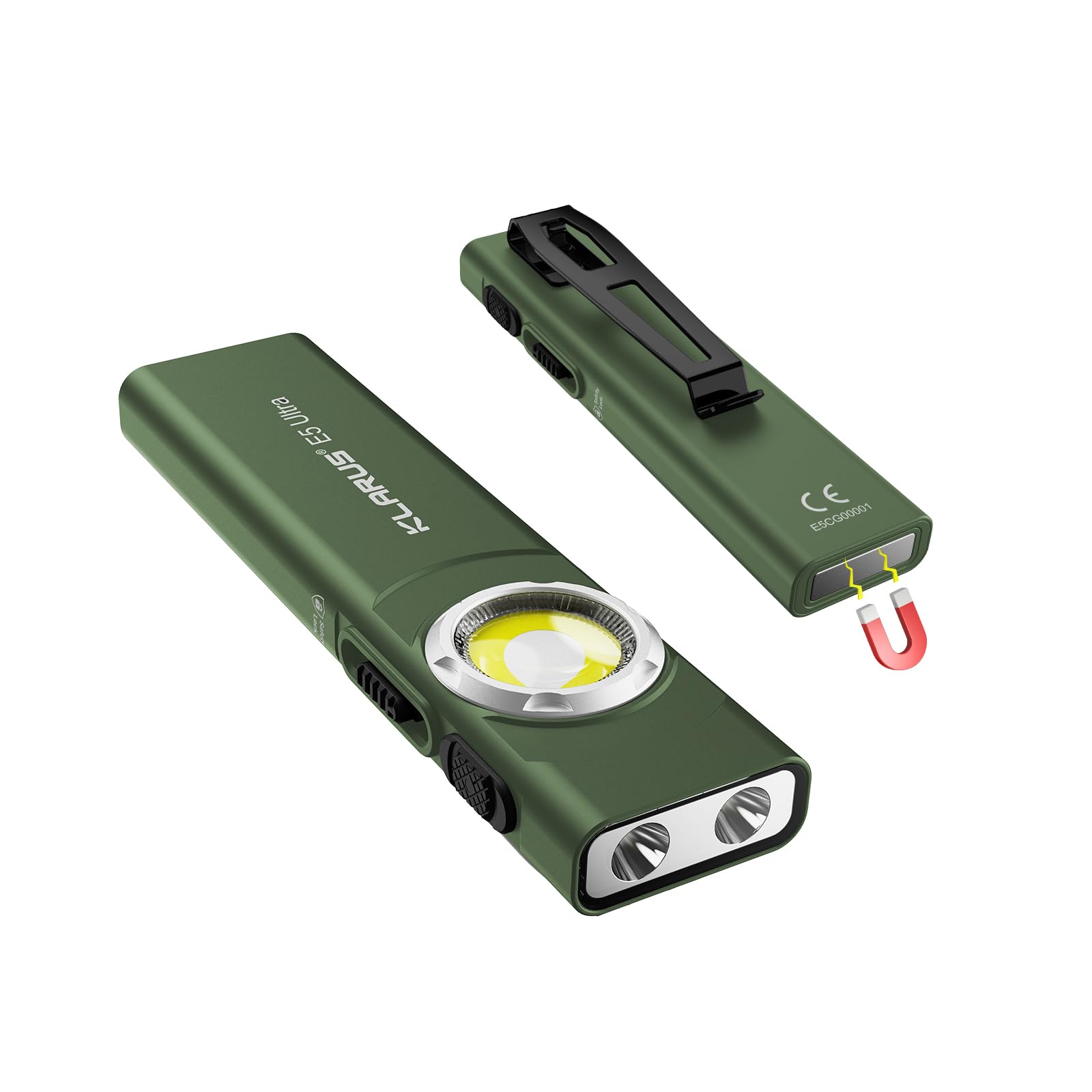 klarus E5 Ultra Pocket Flashlight: 850 Lumens EDC Flash Light