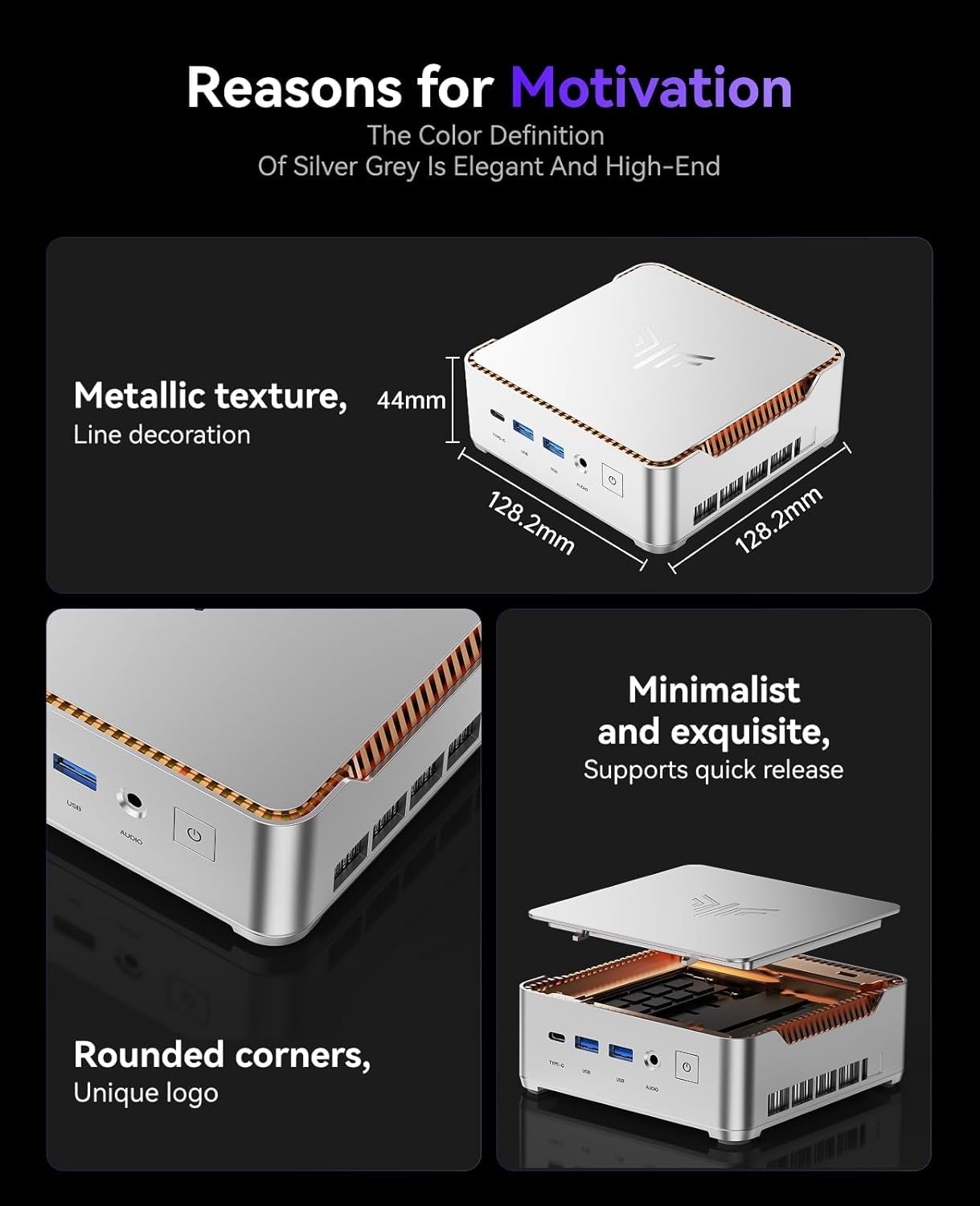 KAMRUI Hyper H2 Mini Gaming PC, in-tel Core i9-11900H (Beat 1195G7/5825U, up to 4.9GHz) 32GB RAM 1TB SSD Mini Desktop Computers, Triple 4K Display 6*USB3.2, USB-C, HDMI, DP, WiFi6, BT5.2, Office Home