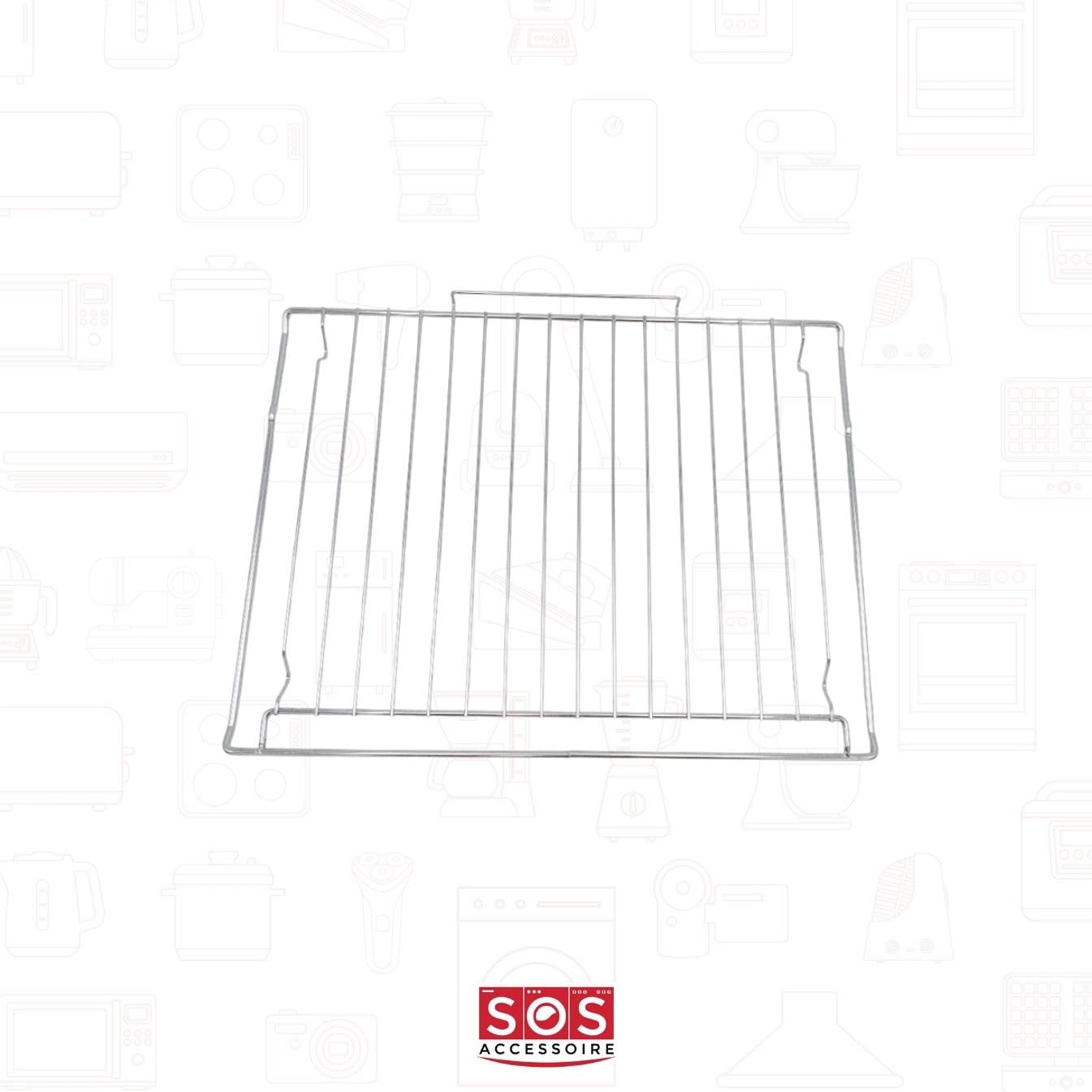 SOS Accessoire Grille 478.5 x 365 mm pour Four, cuisinière 481010828296, C00526696 ARISTON HOTPOINT, BAUKNECHT, CYLINDA, FRANKE, IGNIS, IKEA WHIRLPOO