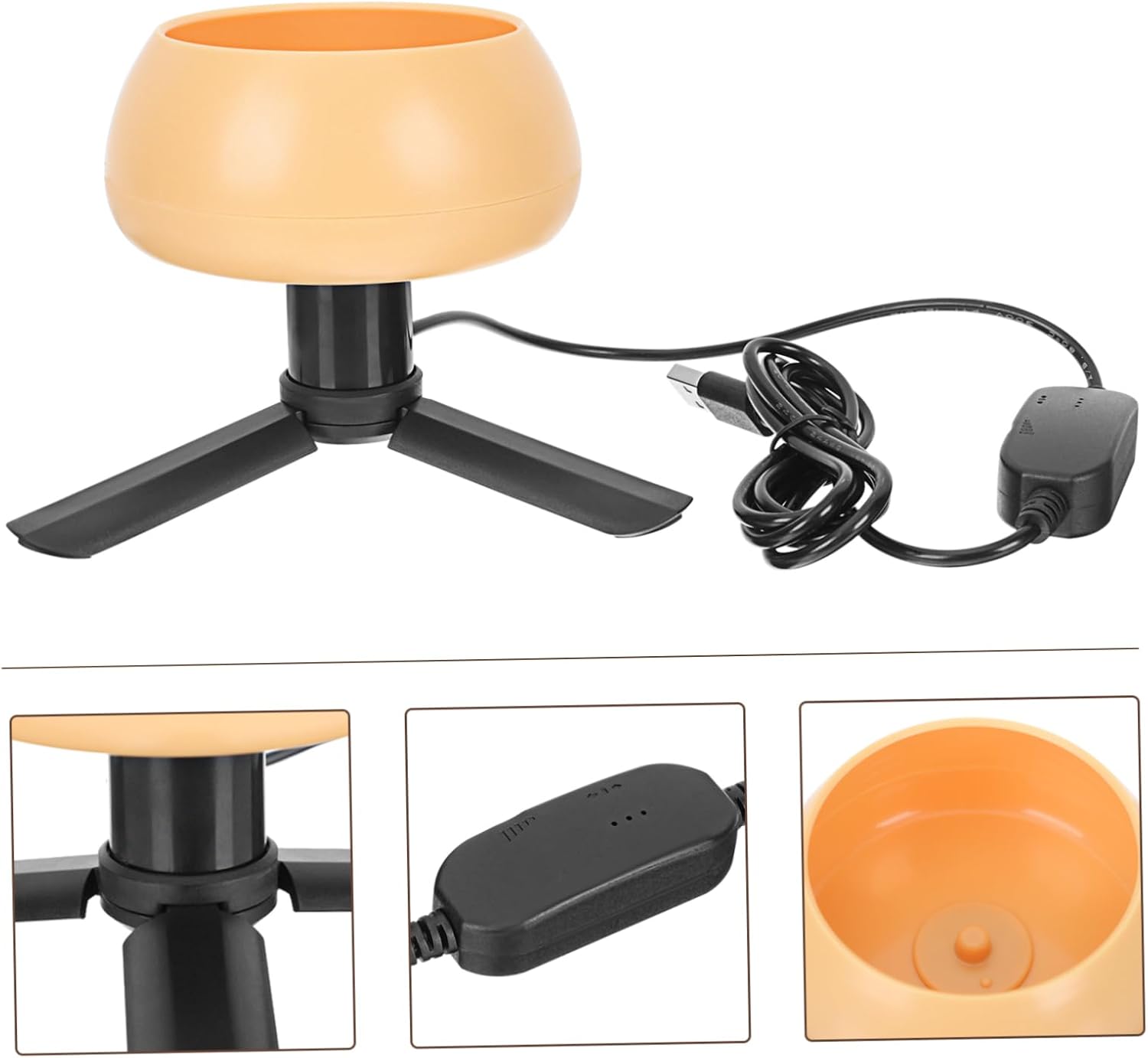 Gogogmee Electric Bead Threading Bowl Bead Machine DIY Beading Bowl Jewelry Making Tool