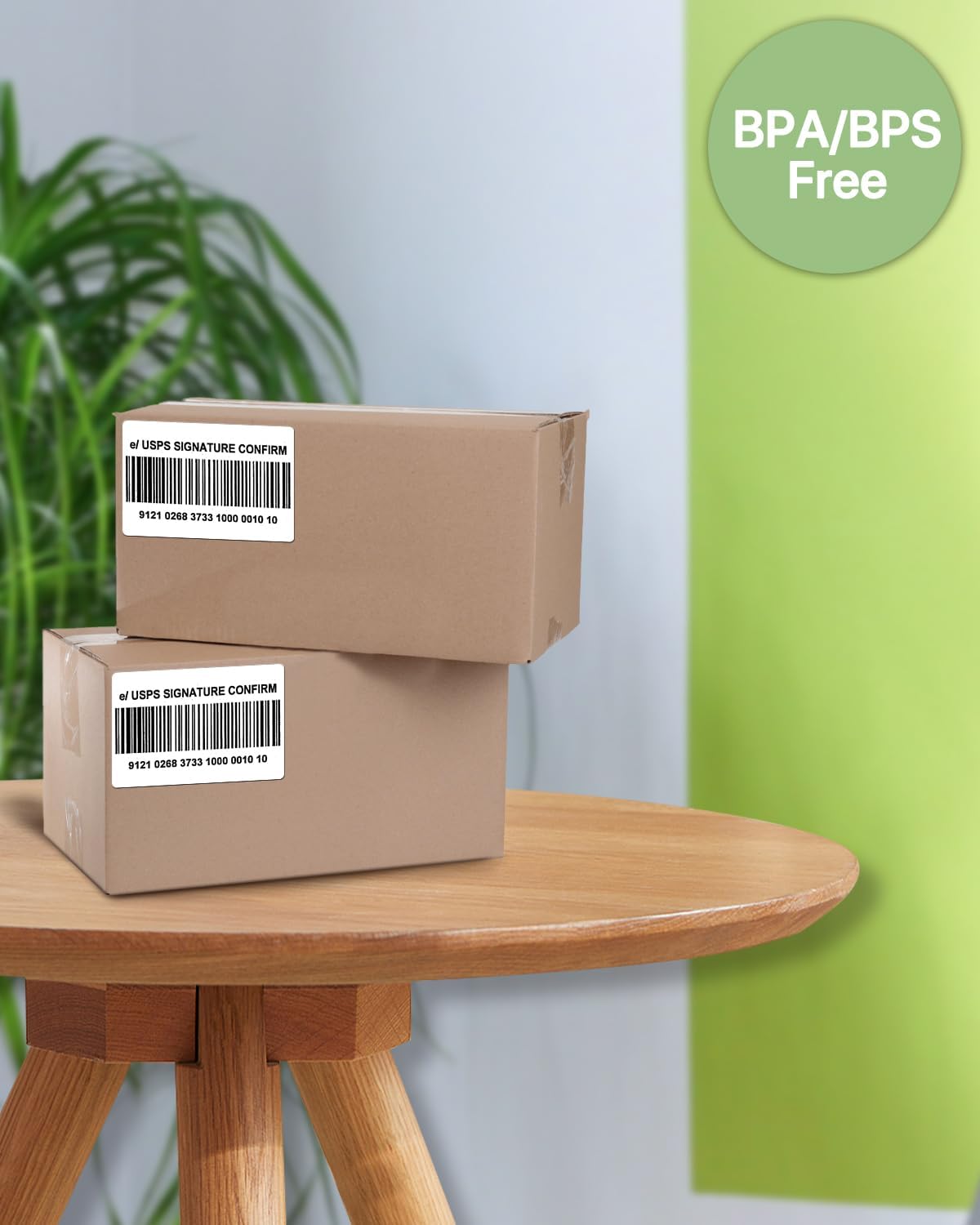 Rectangle Thermal Label Stickers, 3"×2" (76.2mm x 50.8mm) Thermal Stickers Self-Adhesive Direct Thermal Stickers Labels Compatible with Thermal Label Printers, 500 Labels/Roll, White - Image 7