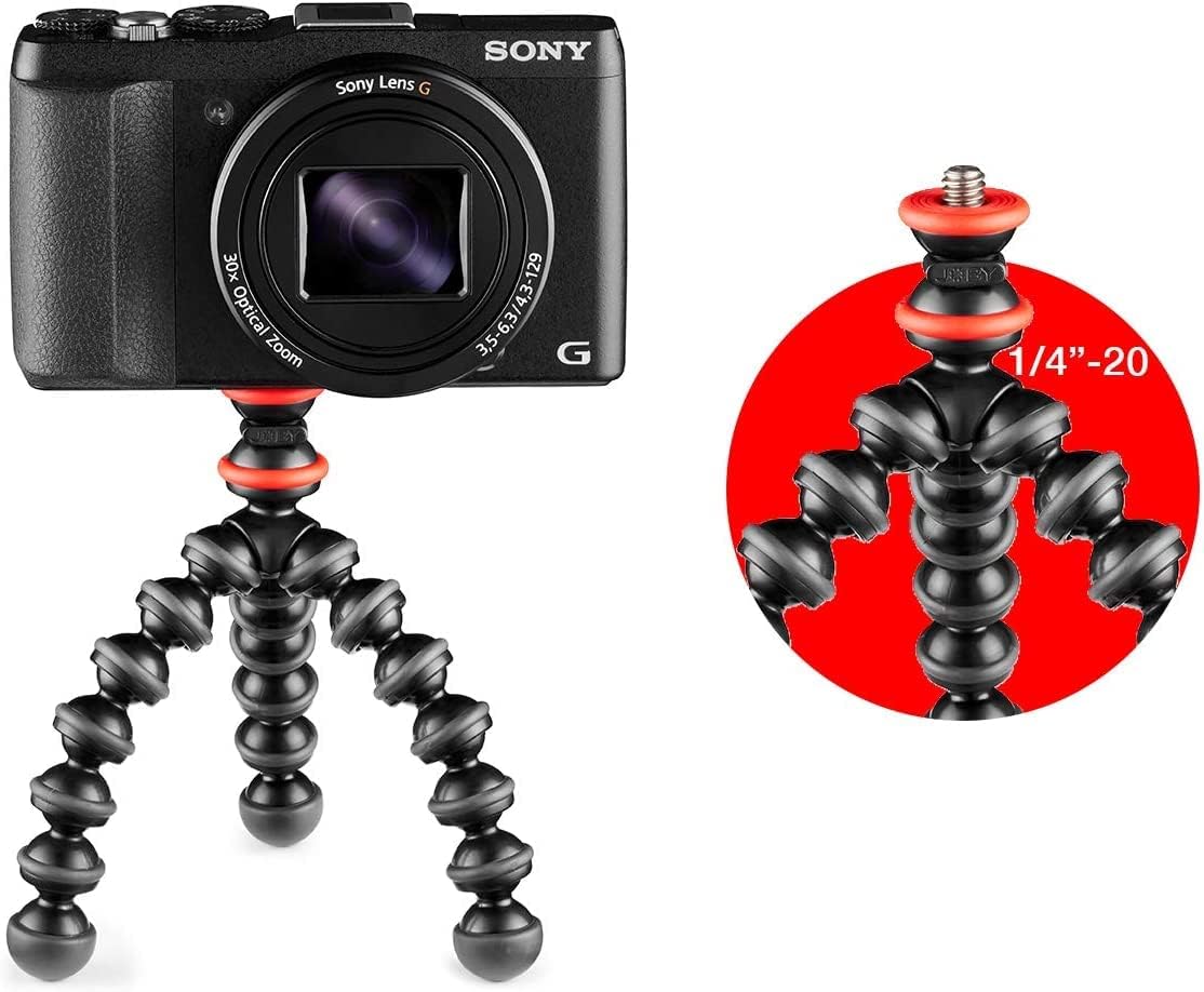 JOBY GorillaPod Starter Kit, Versatile Mini Flexible Tripod with Universal Smartphone Clamp, GoPro Mount, Torch Light Mount, Quick Release Plate, Universally Compatible, Watch FIFA World Cup