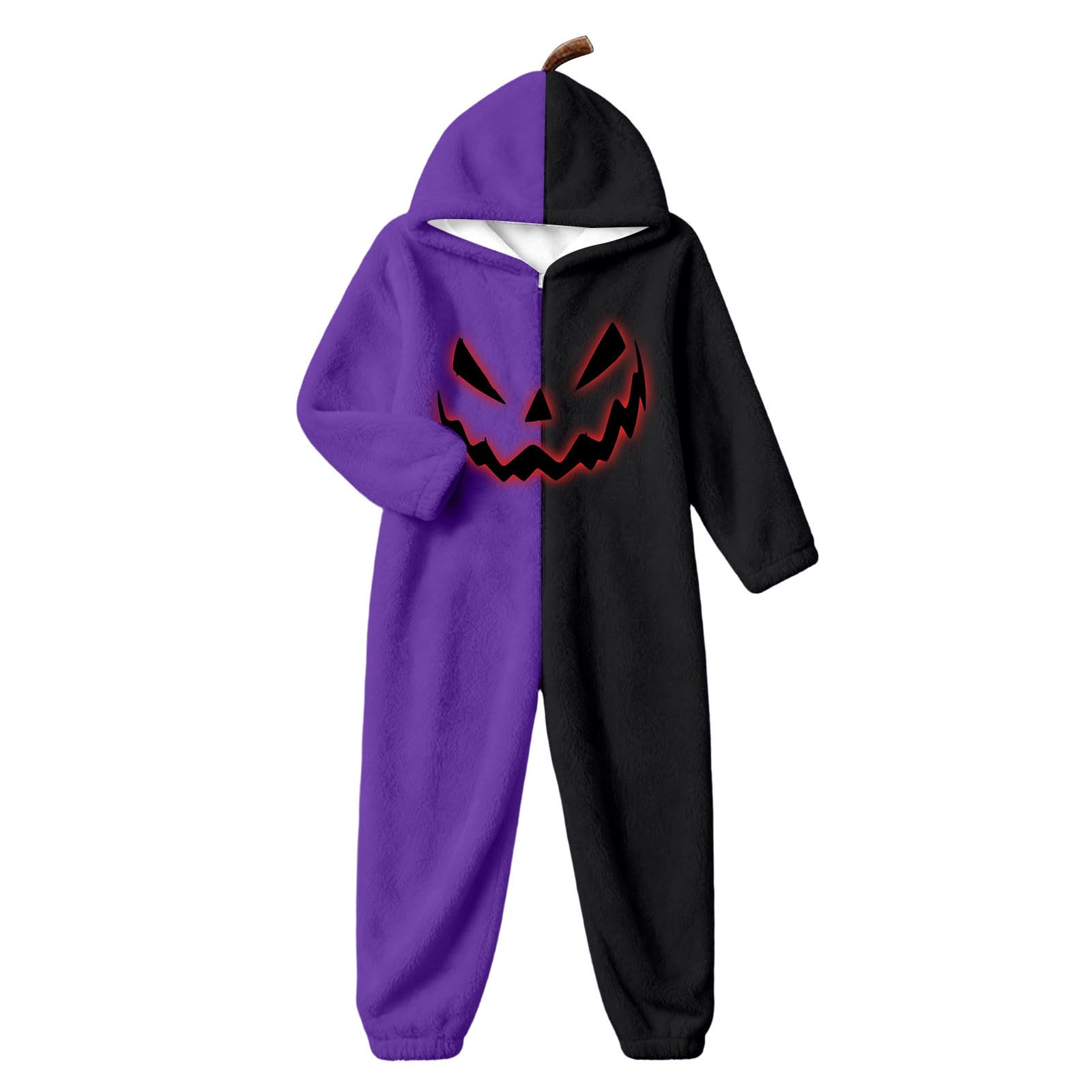 Ganzkörper Pyjama Kostüm Frauen Halloween Herren Werwolf Faschingskostüme Damen Lustige Kostüme Ganzkörperanzug Onesie Lustiges Cosplay Witzig Große Größen Warm Für Erwachsene Karneval Halloween-Kostü