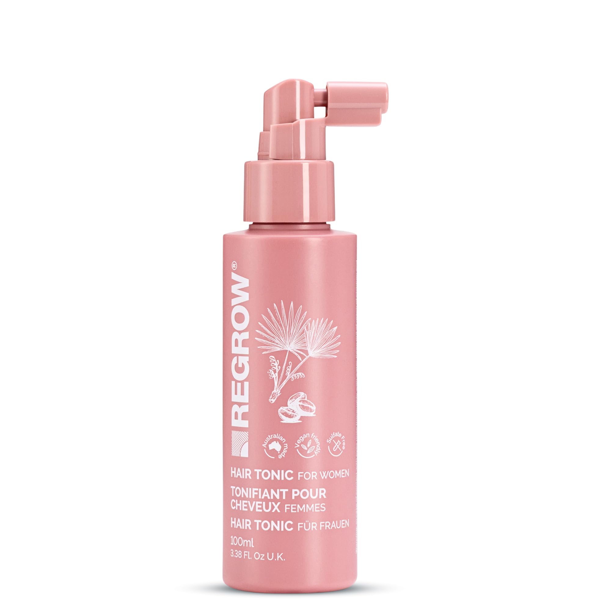 Haarwasser für Frauen – Für dickeres, kräftigeres Haar, revitalisiert und pflegt die Kopfhaut mit Koffein, Biotin und Niacinamid, hilft gegen Haarausfall, 100 ml