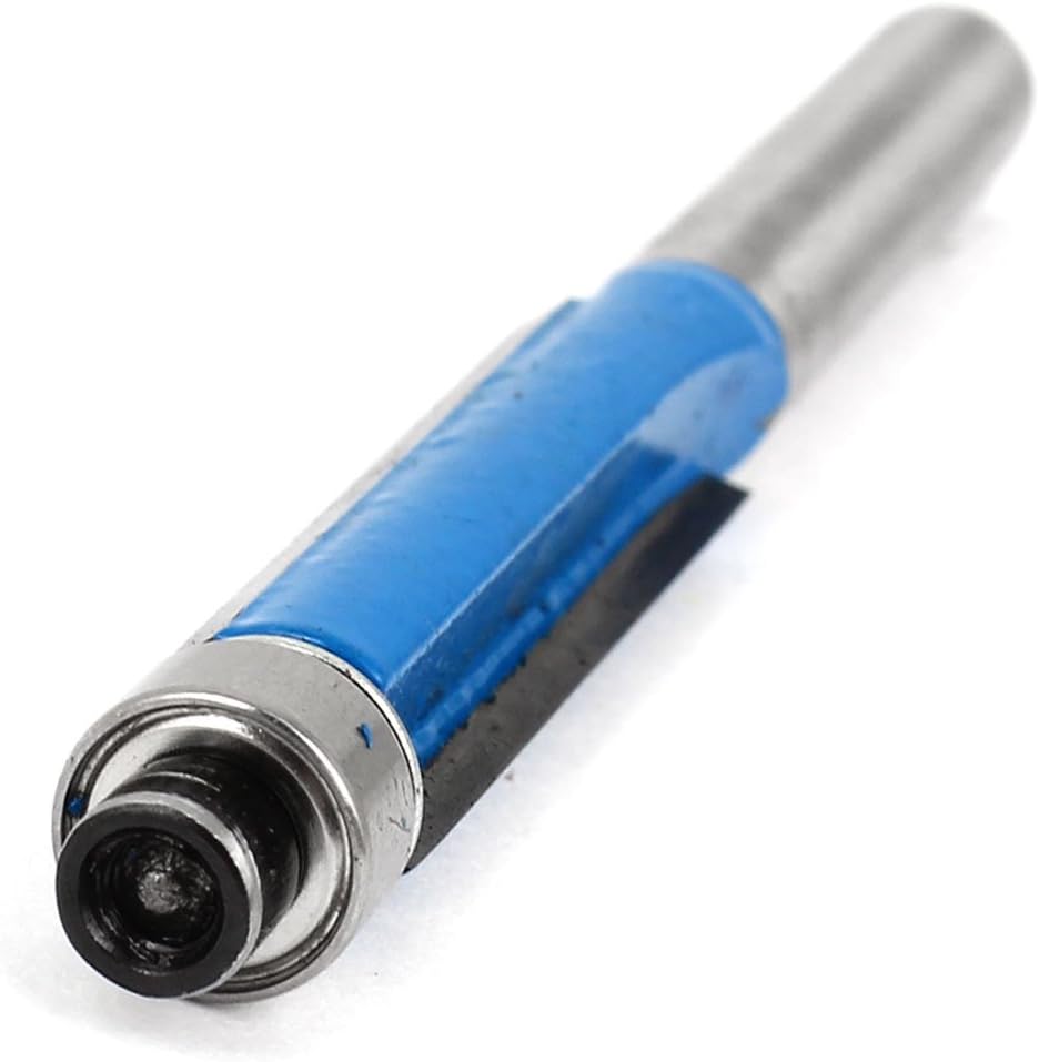 sourcingmap 77mm Long 2 Blades Flush Trim Router Bit 1/4" x 5/16" for Carpenter - Image 3