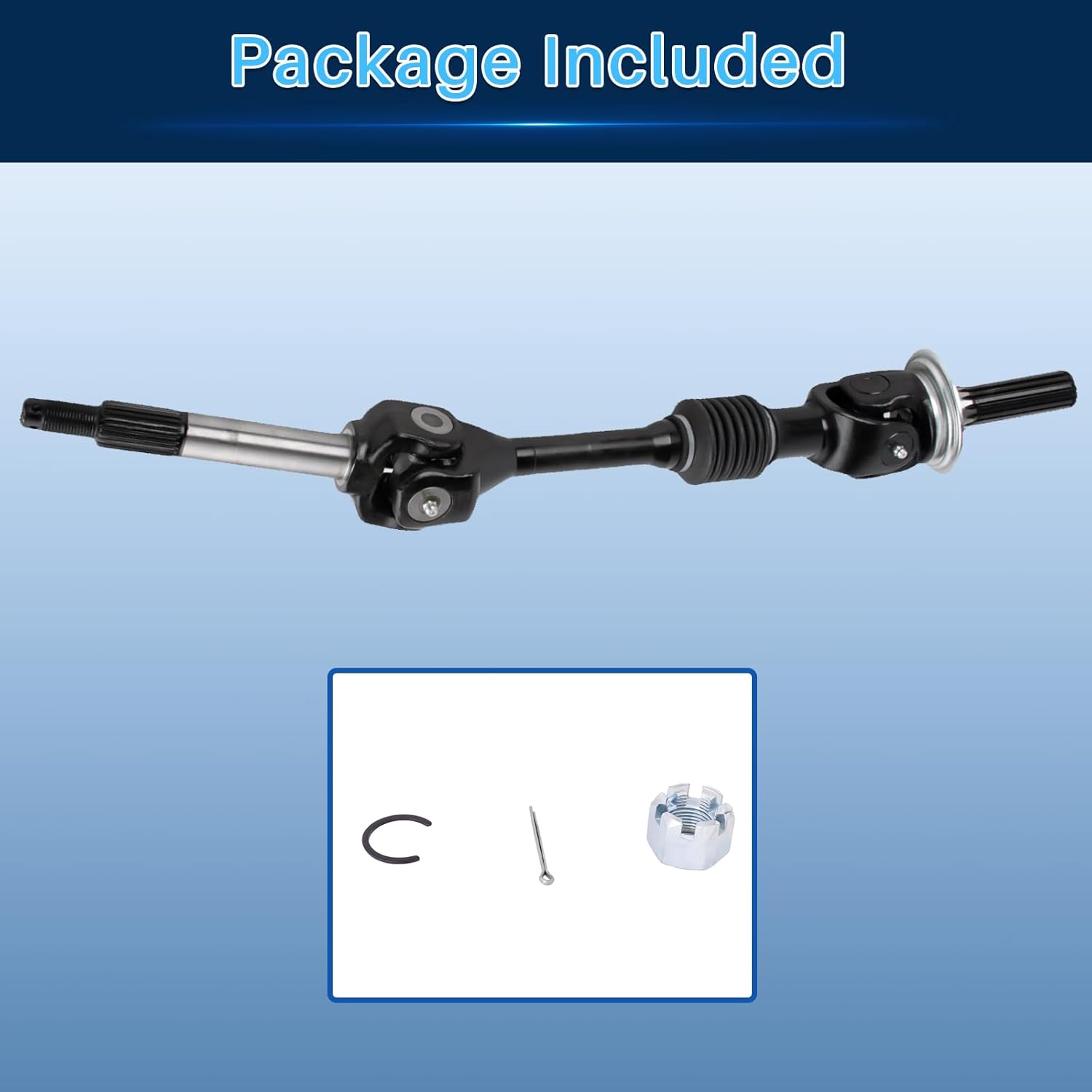 39158-1119 Rear CV Axle Shaft Assembly Compatible with Kawasaki Mule 2500 2510 2520 3000 3010 3020 4000 4010 Rear Axle Shaft Assembly for Left/Right Axle & Wheel Bearing 39158-1120