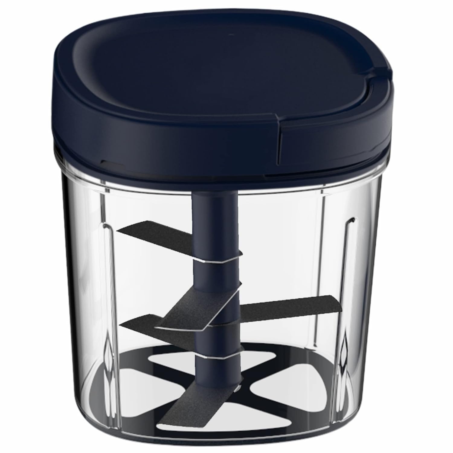 VATS Premium Vegetable Chopper with Sharp Stainless Steel Blades - Manual Vegetable Cutter & Onion Chopper - Vegetable Chopper for Kitchen, 900ml Capacity, Black (B0DFYRXS47) Amazon Price History, Amazon Price Tracker