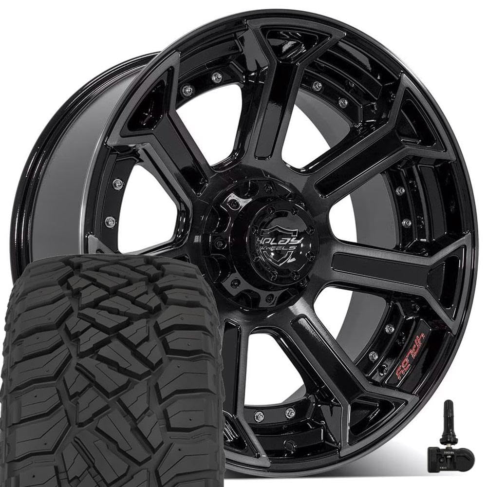 Amazon.com: 4PLAY Wheels 4P70 22 Inch Rims and Tires Fit 5x127