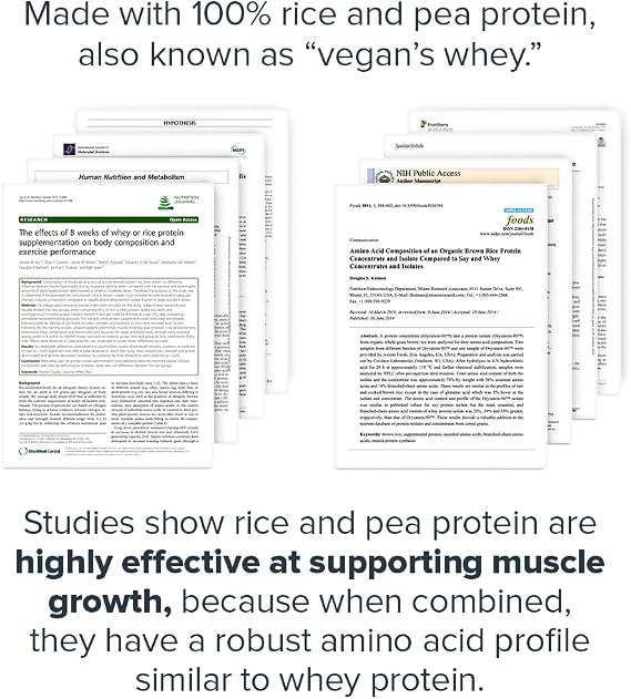 LEGION Plant+ Vegan Protein Powder, Chocolate - Rice and Pea, Plant Based Protein Blend. Gluten Free, GMO Free, Naturally Sweetened and Flavored, 20 Servings, (Chocolate)