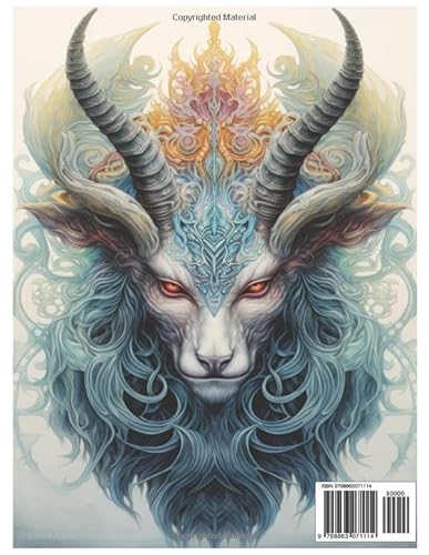 Independently Published Carter, Toni B Mythical Creatures Fantasy Animals, Dragons, And Unicorns A Coloring Book For Older Girls And Boys: Mythical Creatures thumb #1