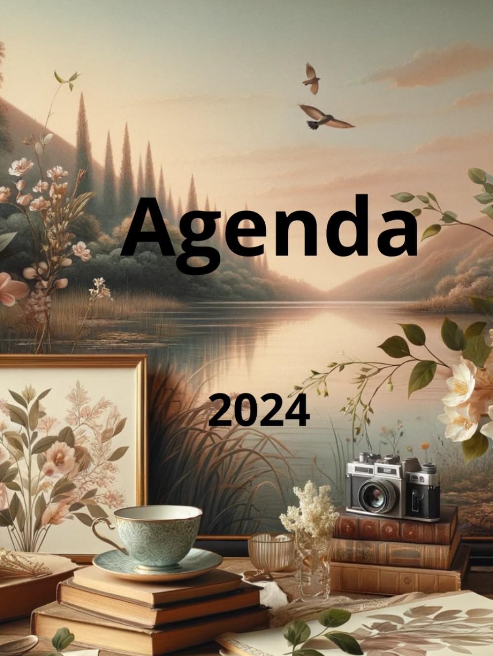 Agenda Premium 2024 - Día por Página - Tapa Dura Elegante - Planificador Anual Detallado: Elegancia y Funcionalidad para Tu Día a Día (Spanish Edition)      Hardcover – Notebook, December 22, 2023