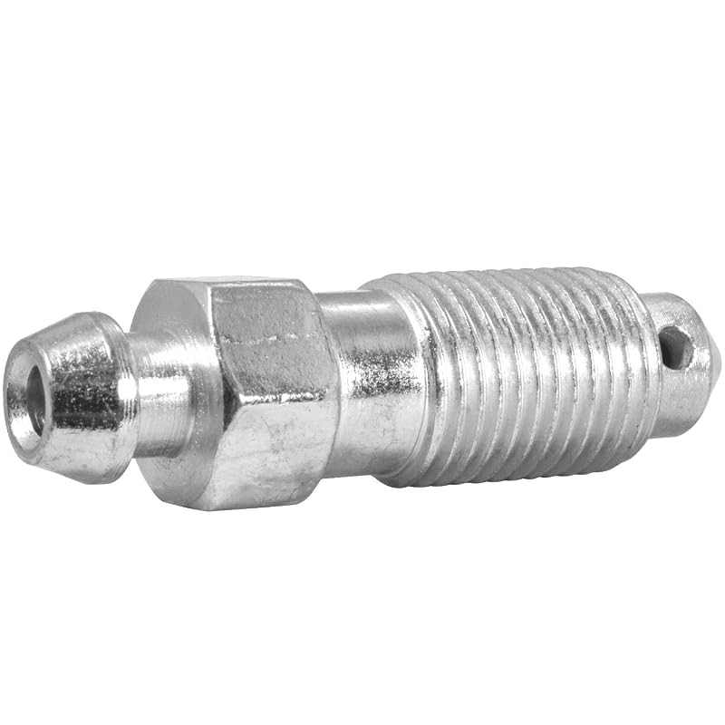 Parafusos sangradores de freio 4LIFETIMELINES em aço inoxidável M10 x 1,0 – Cabeça sextavada de 10 mm – Pacote com 2