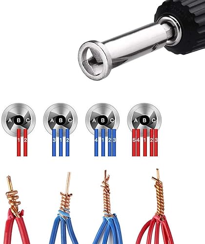 Miniatura 4 de Herramientas de torsión de alambre, 2.54 planas, 3 líneas y 5 líneas, cable eléctrico universal, conector rápido de alambre Twister con adaptador de