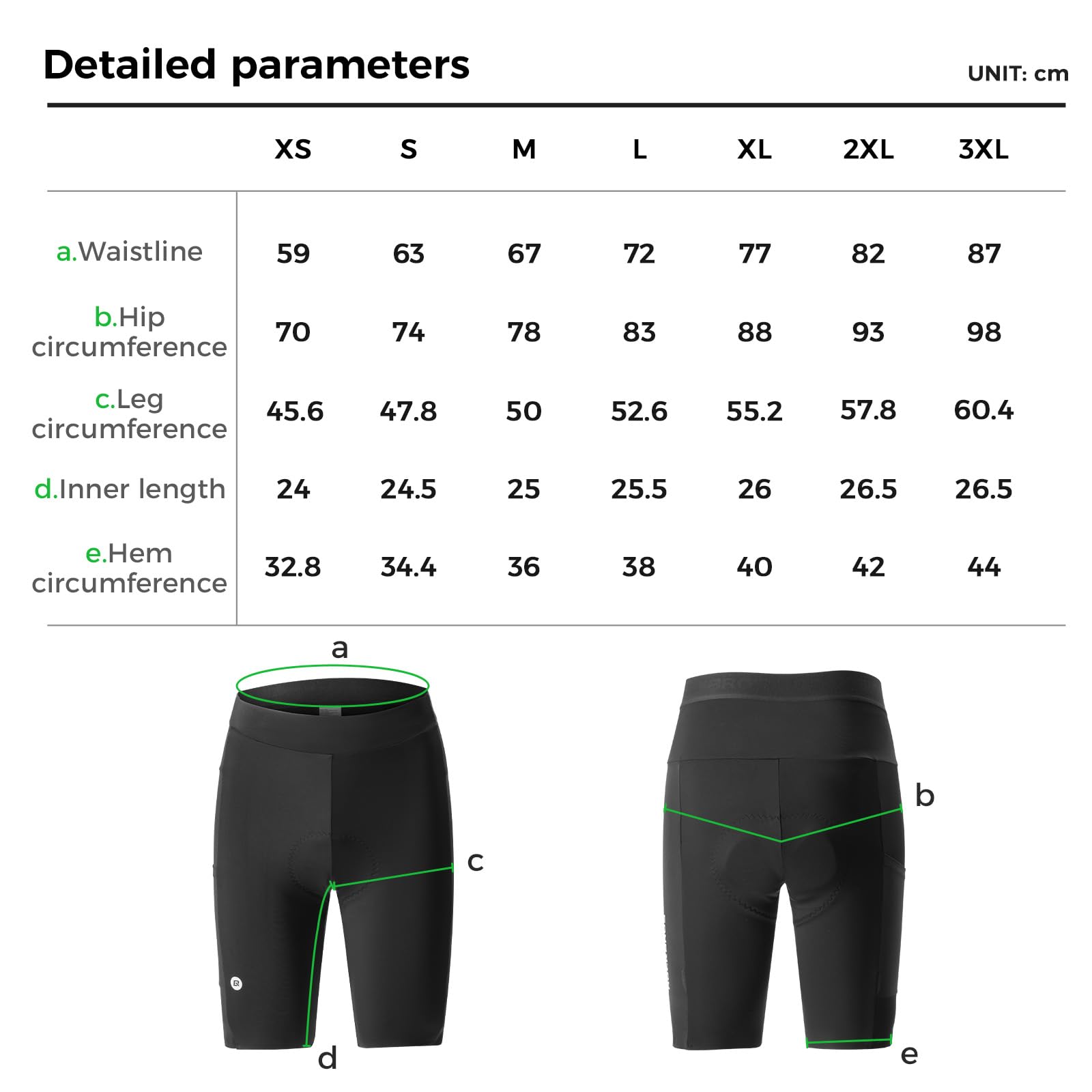 ROCKBROS Pantaloncini da Ciclismo MTB Uomo, Pantaloni Bici con Imbottitura 3D Traspirante Asciugatura Rapida Antiscivolo Elastico, con Tasche Laterale, Shorts per Mountain Bike Ciclismo da Corsa