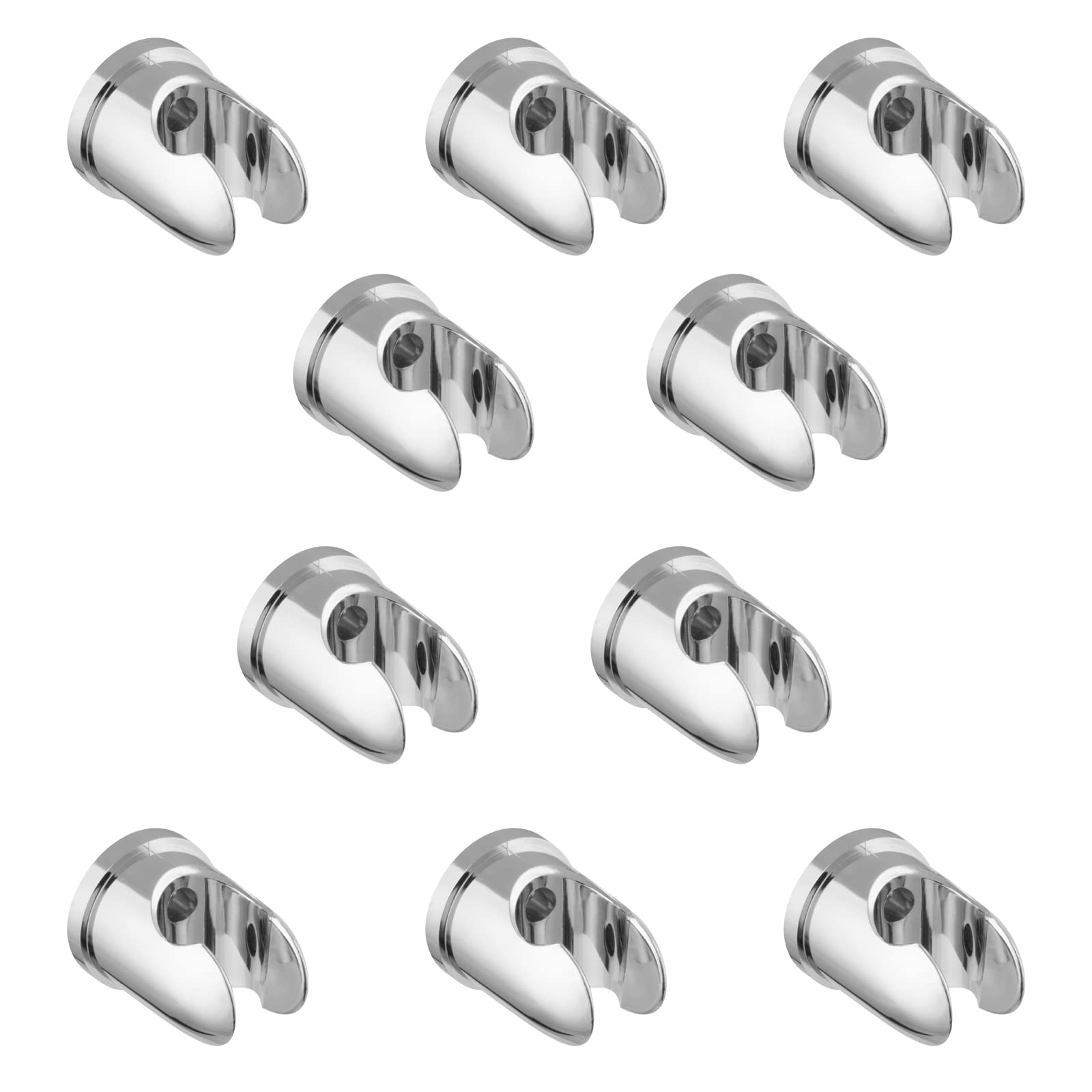 Lot de 10 supports de douche en plastique