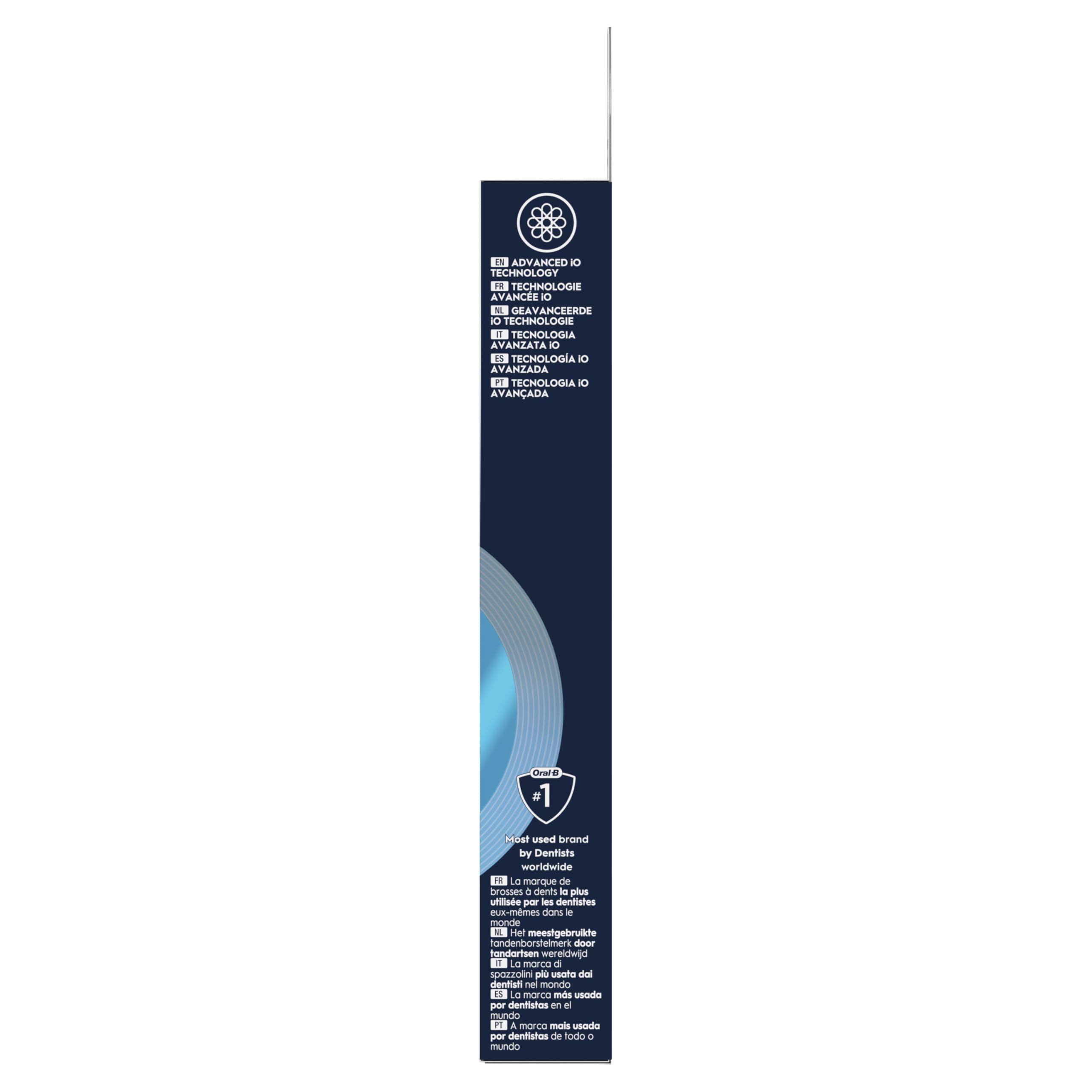 Oral-B - Juego de 2 cepillos de repuesto para cepillos de repuesto (limpios, automáticos, negros, cepillado profundo, eliminación de placa dental, cepillo redondo para cepillos eléctricos oral B iO