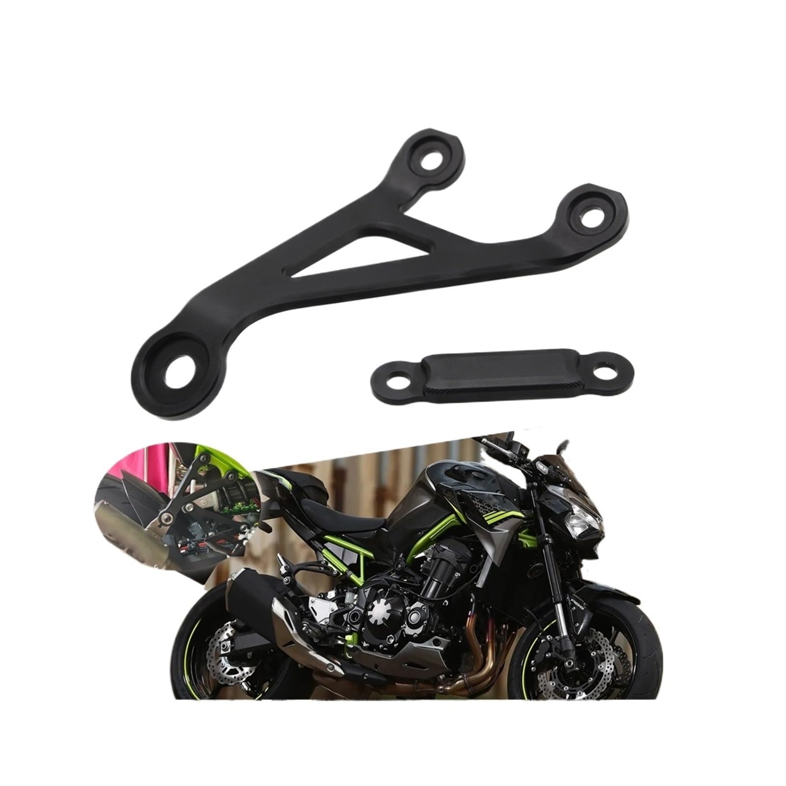 Motorcycle Exhaust Holder Hanger Exhaust Bracket Mount Holder Compatible With Z 900 Z900 2017-2023