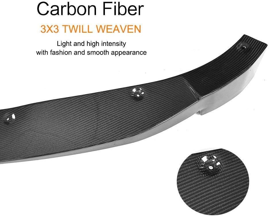 Carbon Fiber Front Bumper Lip Chin Spoiler fits Mazda 3 Axela 4-Door 2014-2016