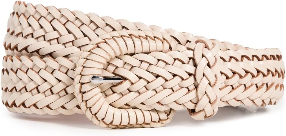 Madewell Women's Woven Belt, Ecru, Off White, XXS-S