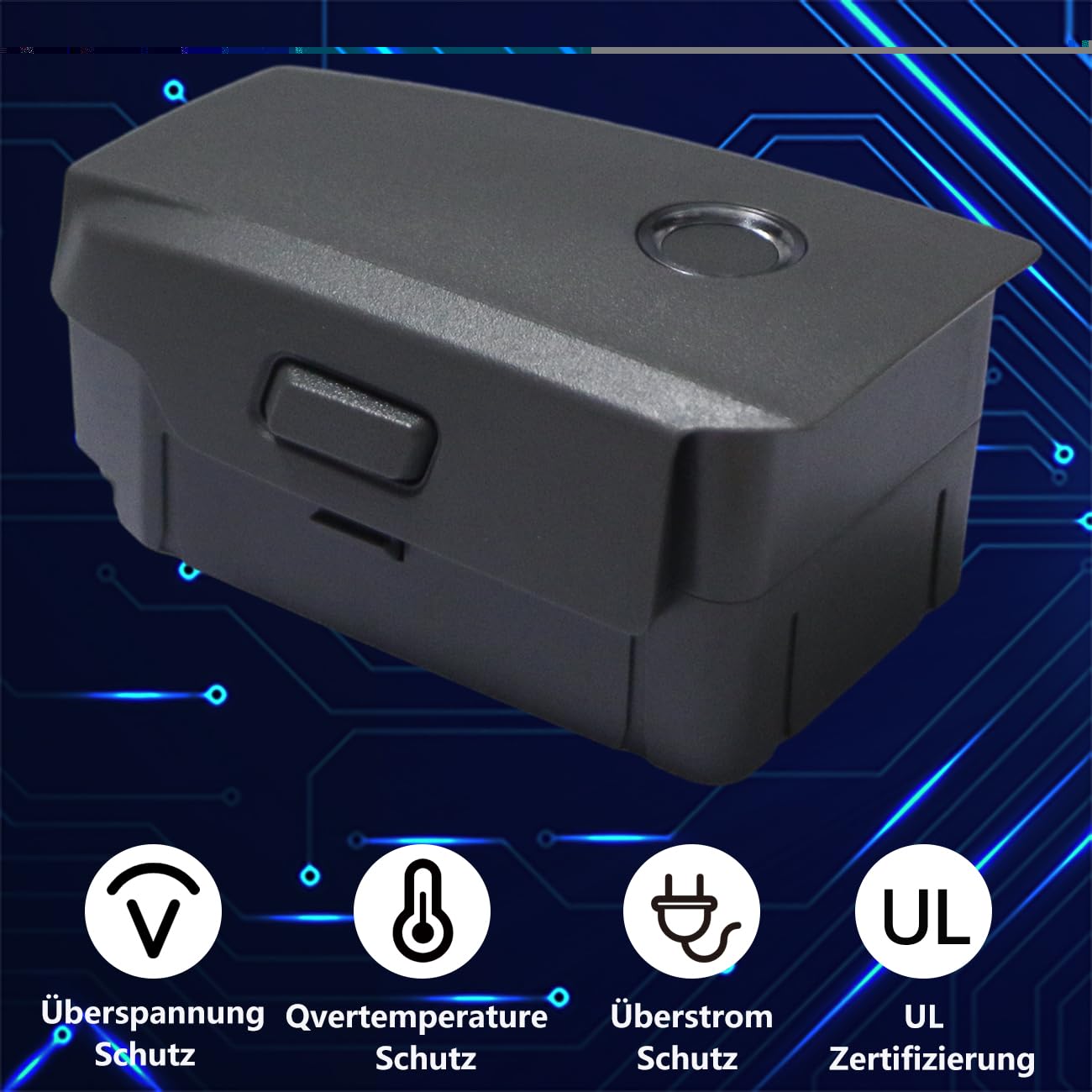 Mavic 2 Pro Akku, 3850mAh 15.4V Intelligenter Flug-Akku für DJI Mavic 2 Pro/2 Zoom, 31Mins Max Flug Nur für DJI-Original-Ladegeräte (Nicht für Mavic Pro)